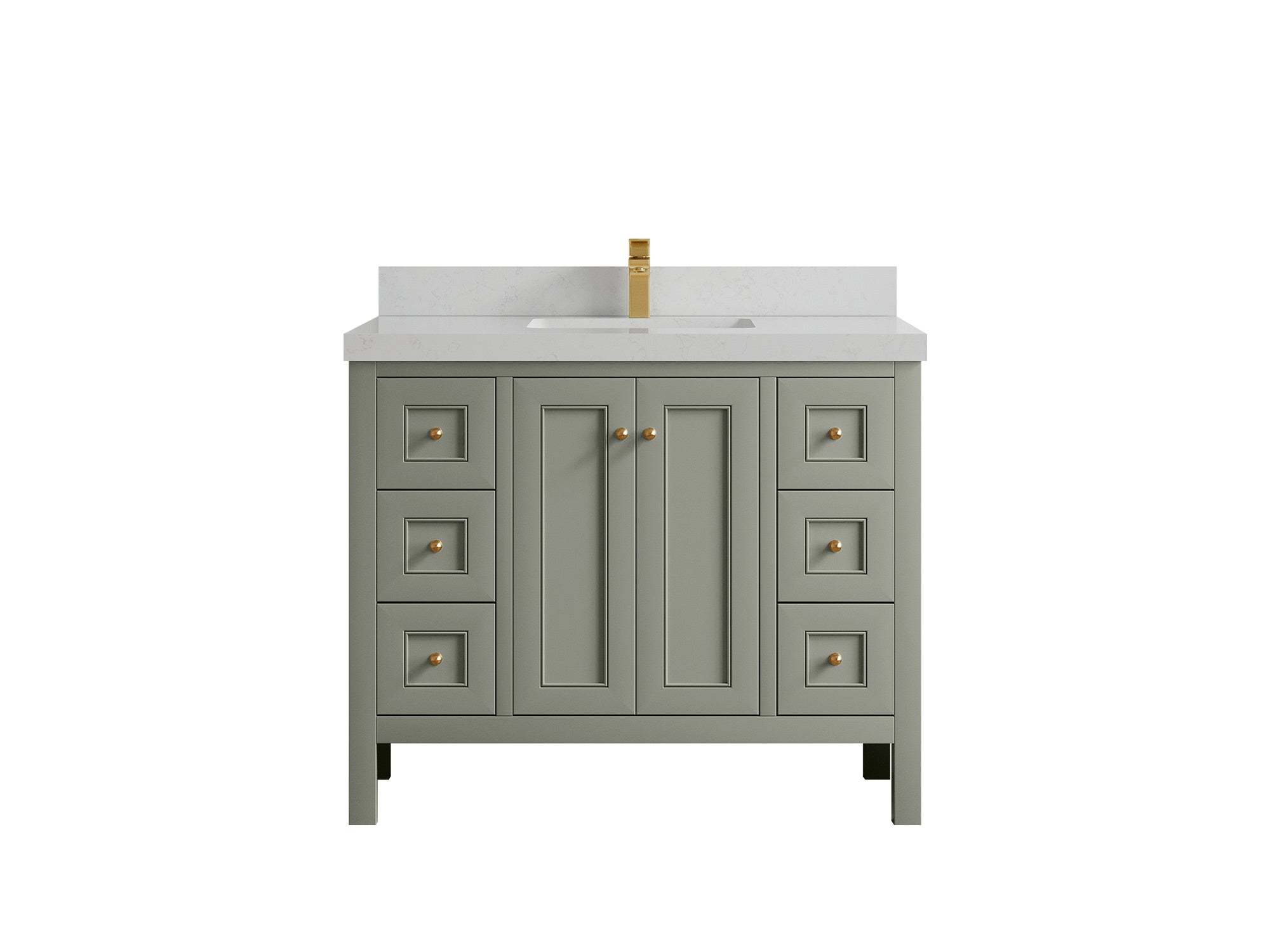Nashville 42 in. W x 22 in. D Single Sink Bathroom Vanity - Willow Bath and Vanity