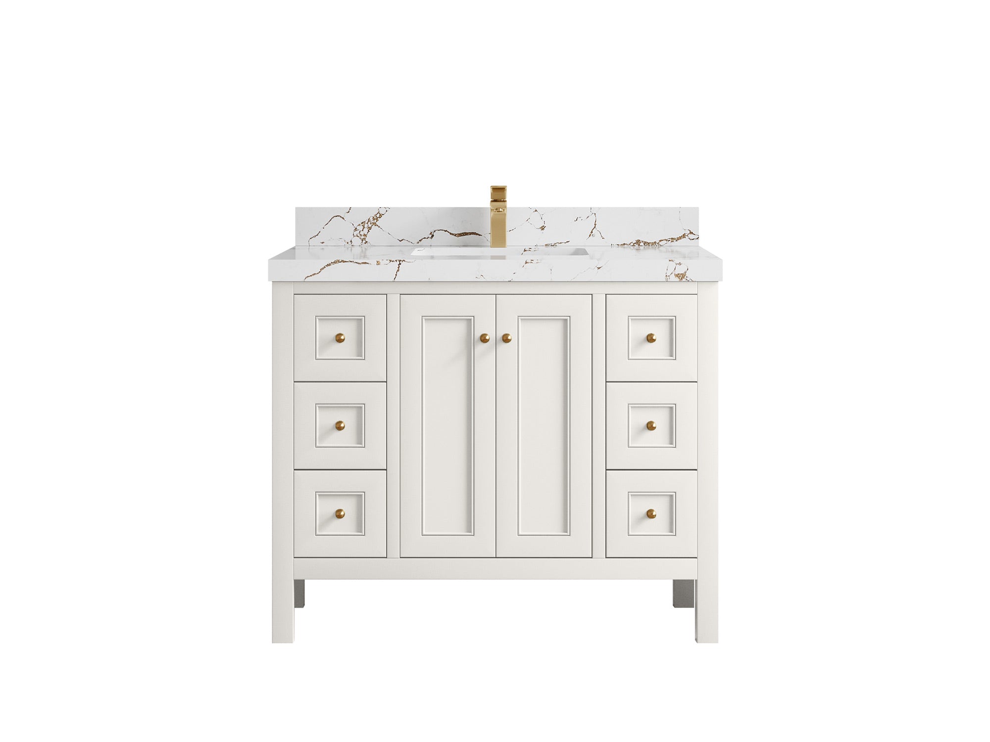 Nashville 42 in. W x 22 in. D Single Sink Bathroom Vanity - Willow Bath and Vanity