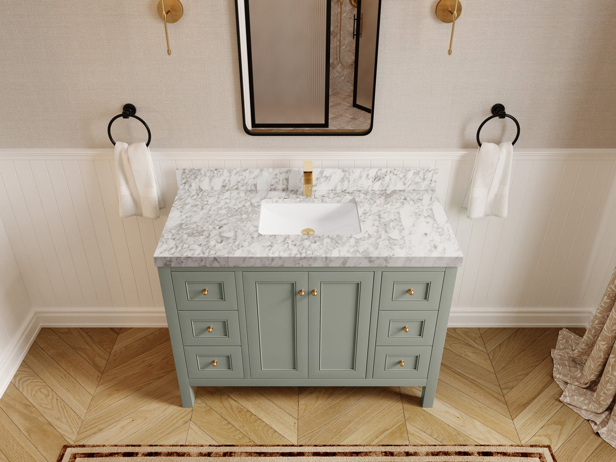 Nashville 48 in. W x 22 in. D Single Sink Bathroom Vanity - Willow Bath and Vanity