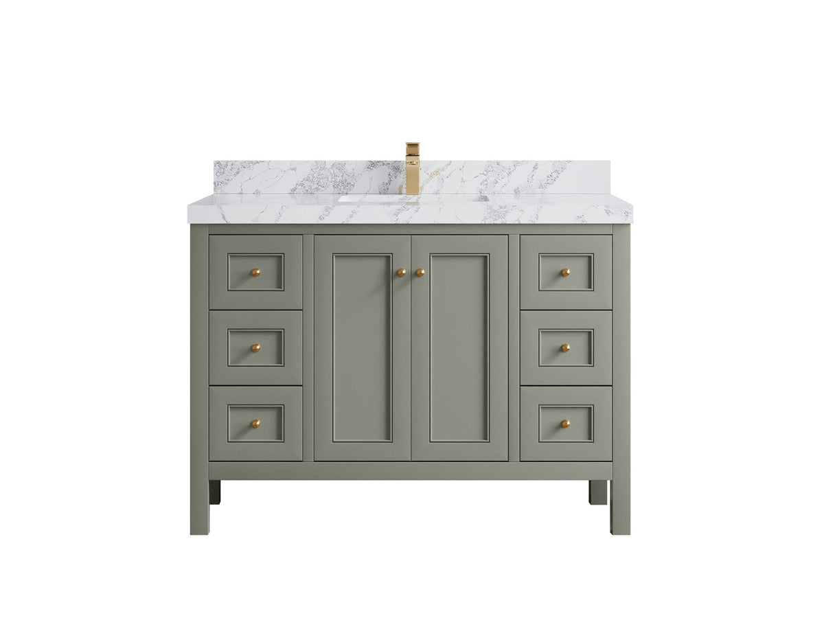 Nashville 48 in. W x 22 in. D Single Sink Bathroom Vanity - Willow Bath and Vanity