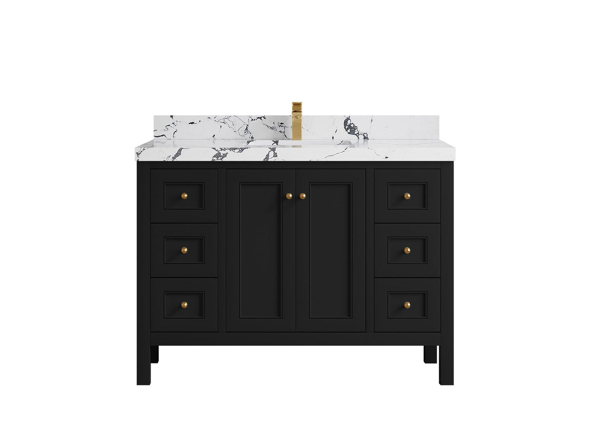 Nashville 48 in. W x 22 in. D Single Sink Bathroom Vanity - Willow Bath and Vanity