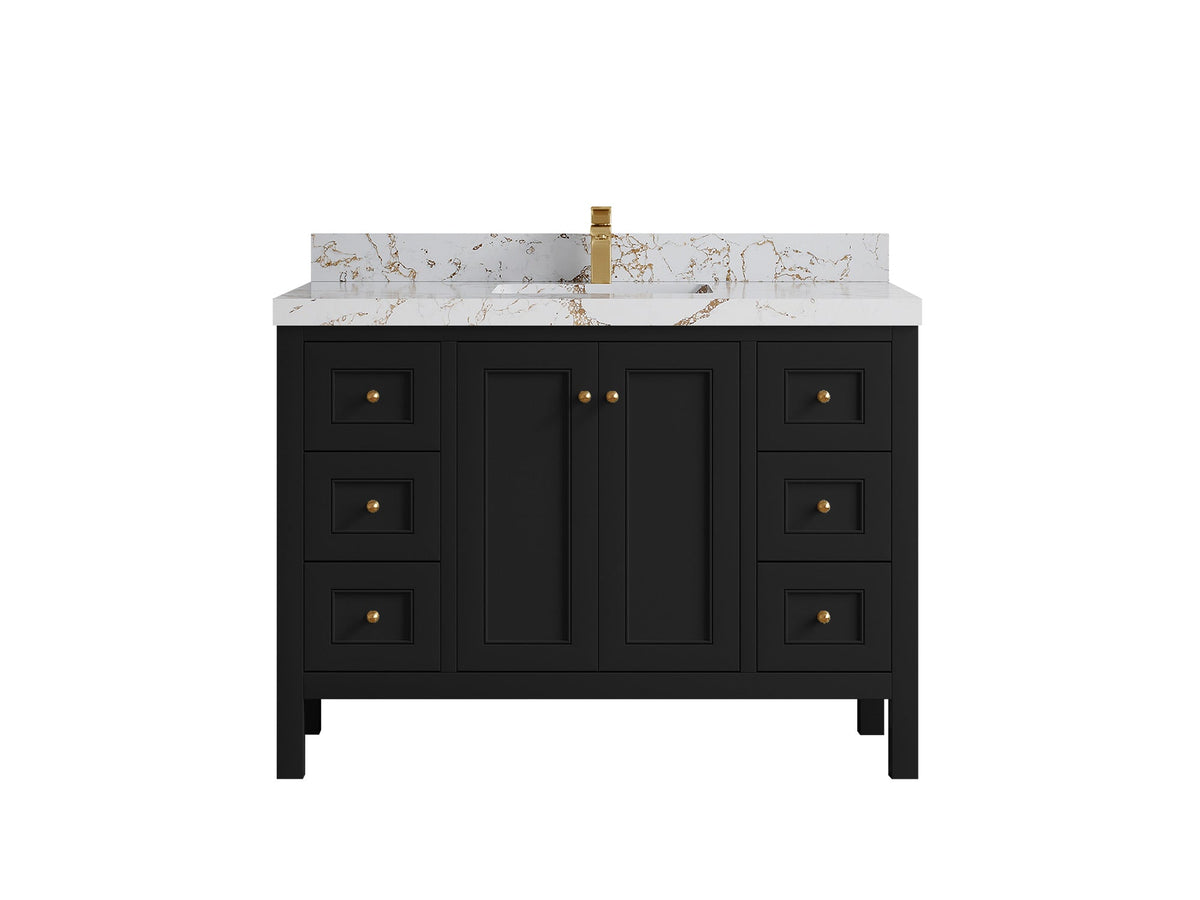 Nashville 48 in. W x 22 in. D Single Sink Bathroom Vanity - Willow Bath and Vanity