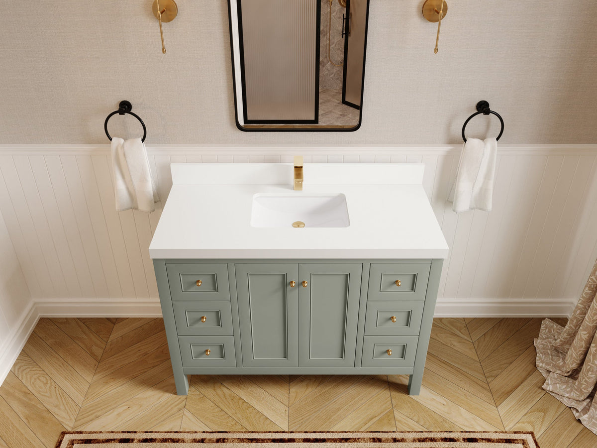 Nashville 48 in. W x 22 in. D Single Sink Bathroom Vanity - Willow Bath and Vanity