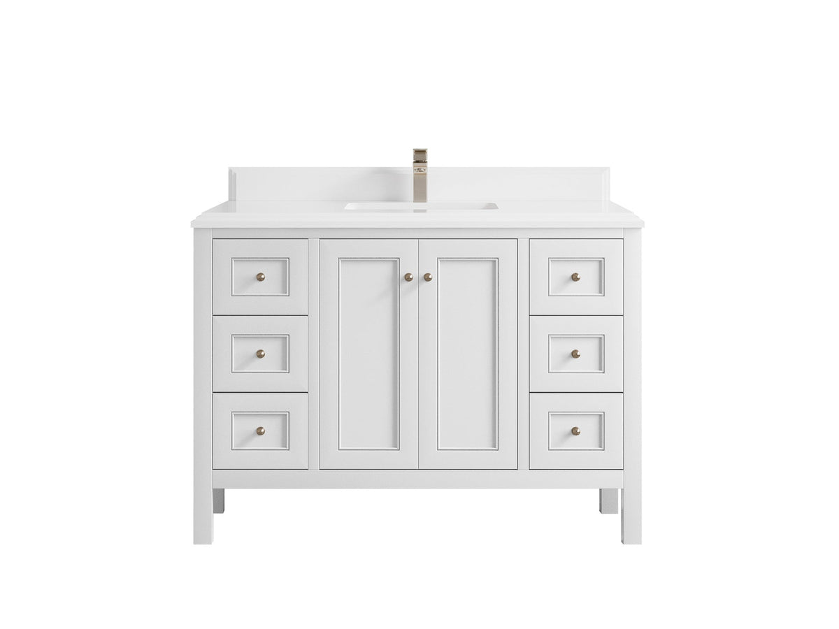 Nashville 48 in. W x 22 in. D Single Sink Bathroom Vanity - Willow Bath and Vanity