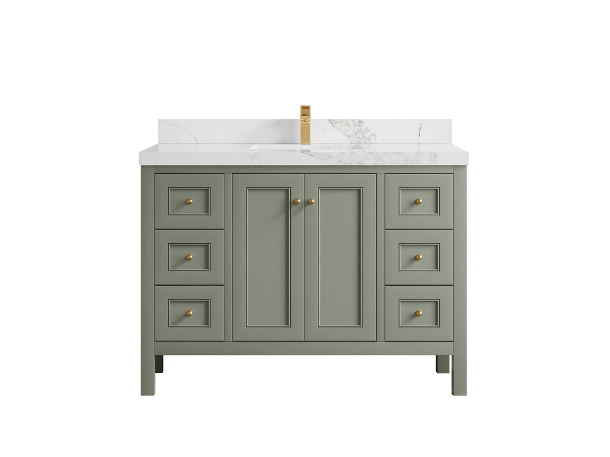 Nashville 48 in. W x 22 in. D Single Sink Bathroom Vanity - Willow Bath and Vanity