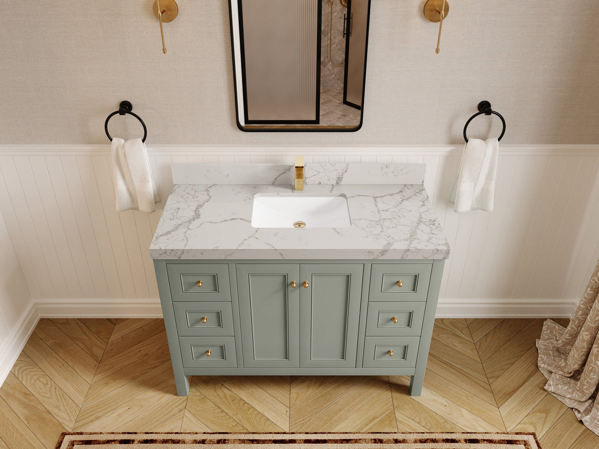 Nashville 48 in. W x 22 in. D Single Sink Bathroom Vanity - Willow Bath and Vanity
