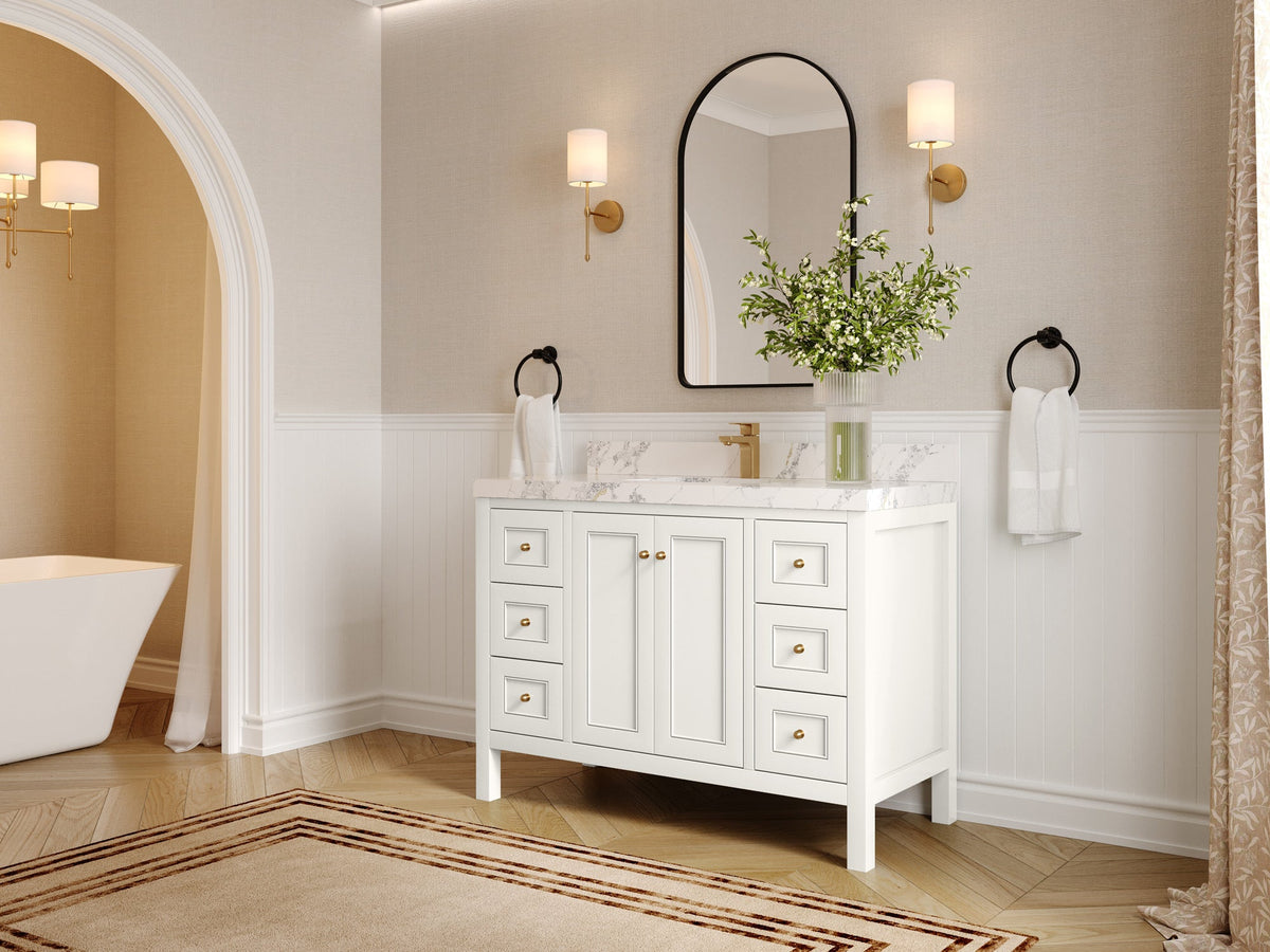 Nashville 48 in. W x 22 in. D Single Sink Bathroom Vanity - Willow Bath and Vanity