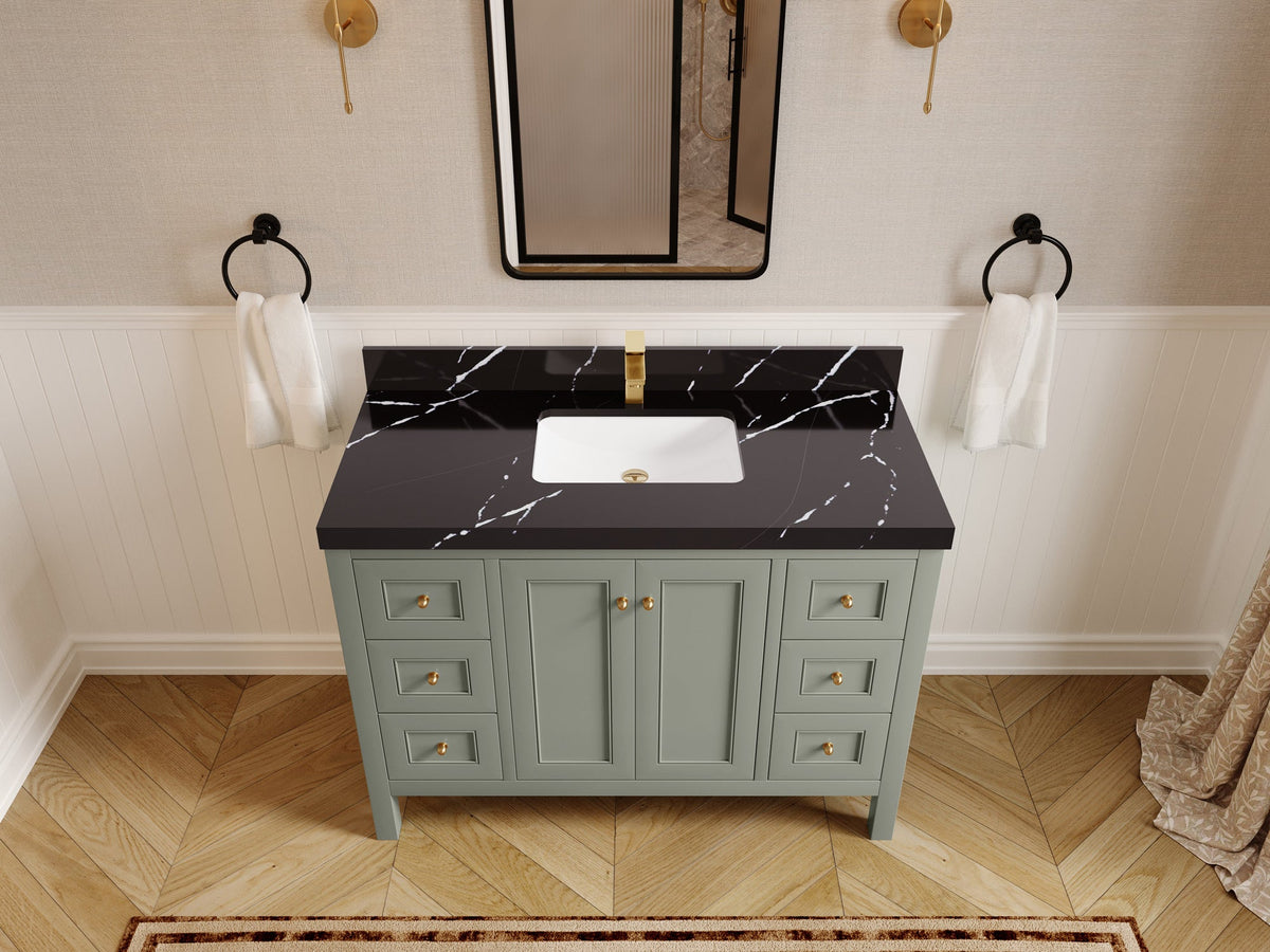 Nashville 48 in. W x 22 in. D Single Sink Bathroom Vanity - Willow Bath and Vanity