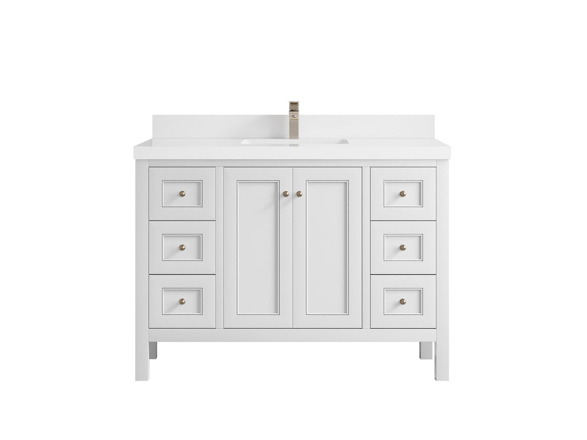 Nashville 48 in. W x 22 in. D Single Sink Bathroom Vanity - Willow Bath and Vanity