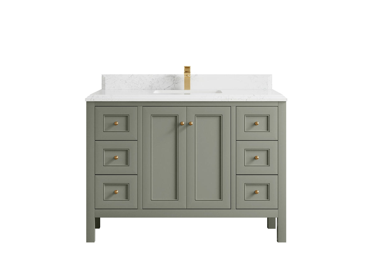 Nashville 48 in. W x 22 in. D Single Sink Bathroom Vanity - Willow Bath and Vanity