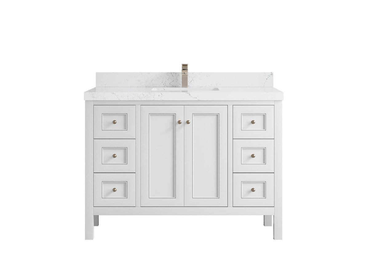 Nashville 48 in. W x 22 in. D Single Sink Bathroom Vanity - Willow Bath and Vanity