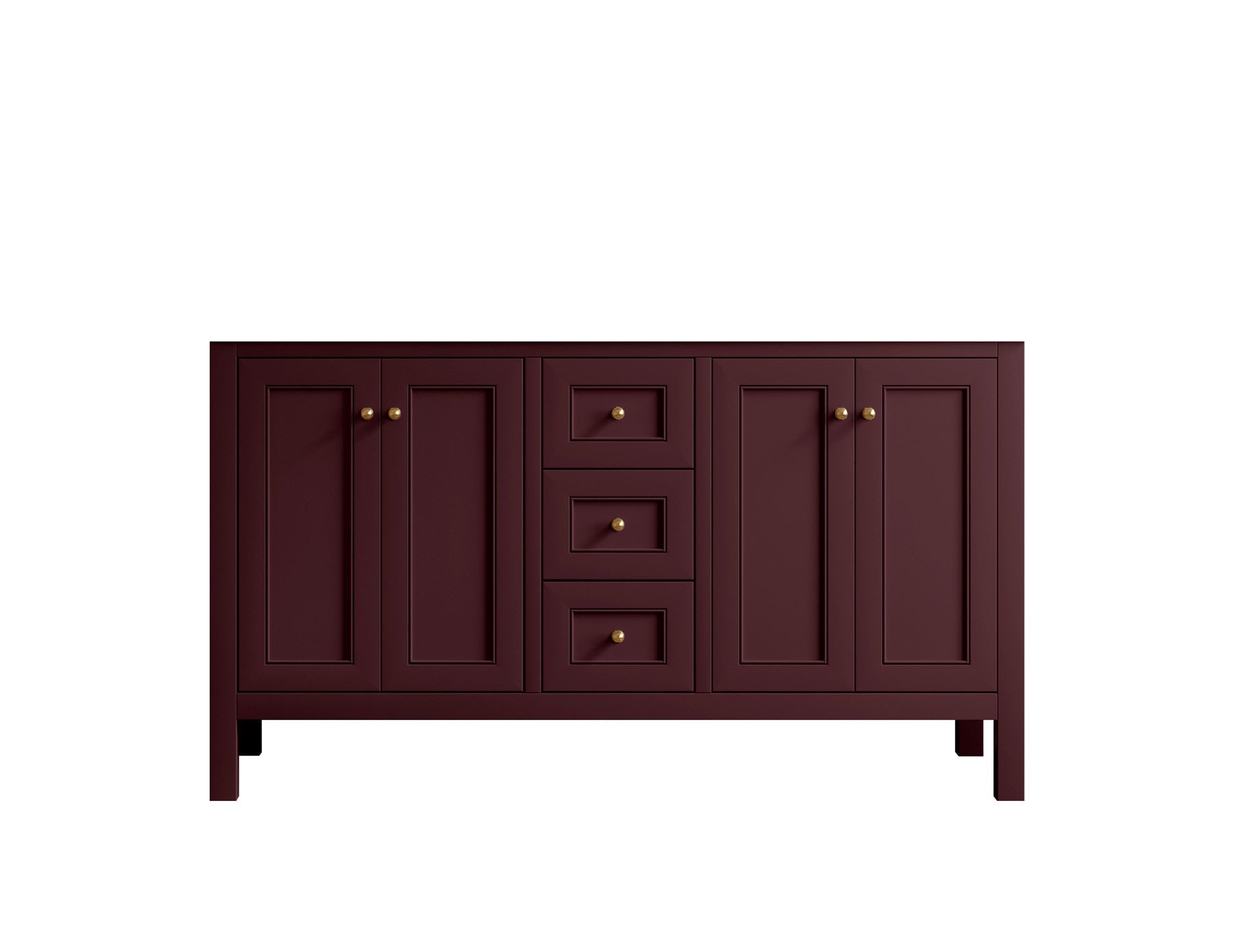 Nashville 60 in. W x 22 in. D Double Sink Bathroom Vanity - Willow Bath and Vanity