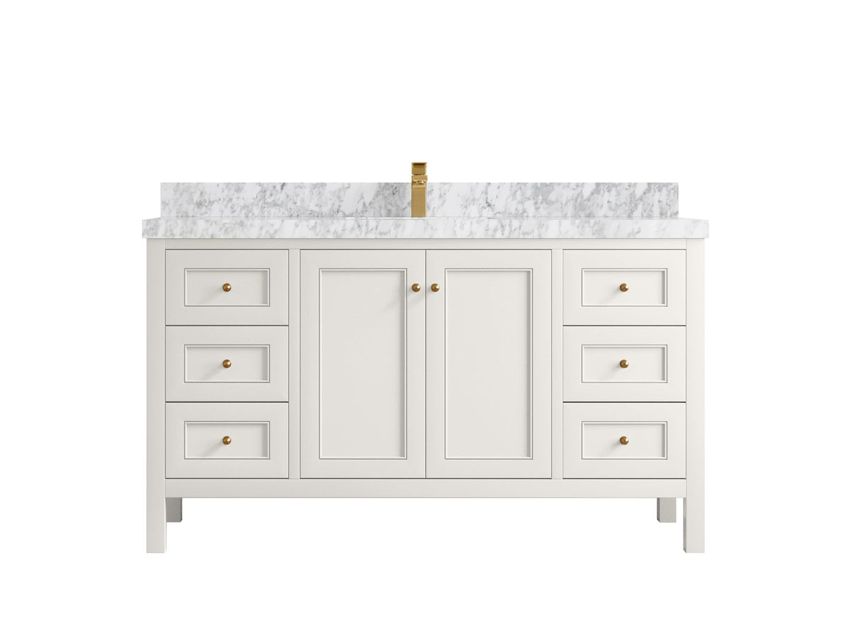 Nashville 60 in. W x 22 in. D Single Sink Bathroom Vanity - Willow Bath and Vanity