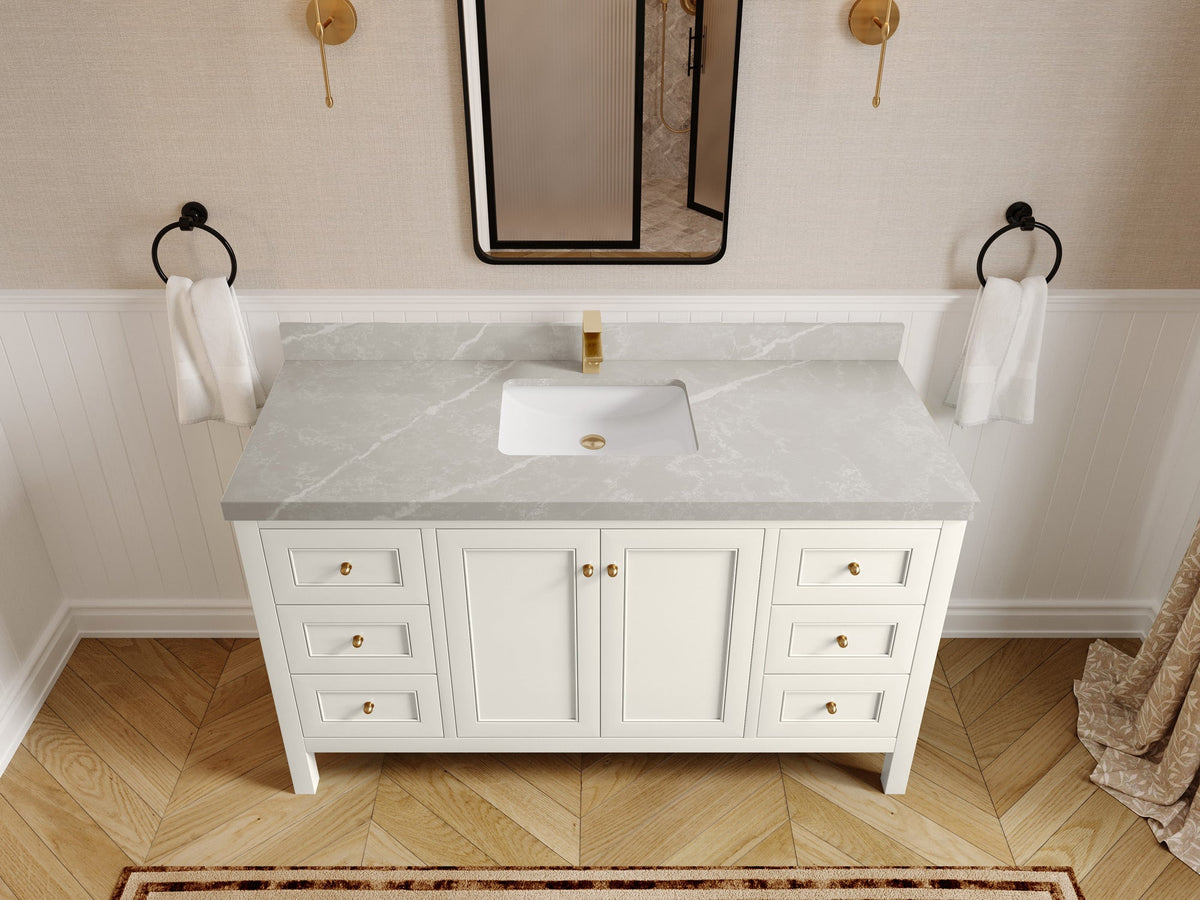 Nashville 60 in. W x 22 in. D Single Sink Bathroom Vanity - Willow Bath and Vanity