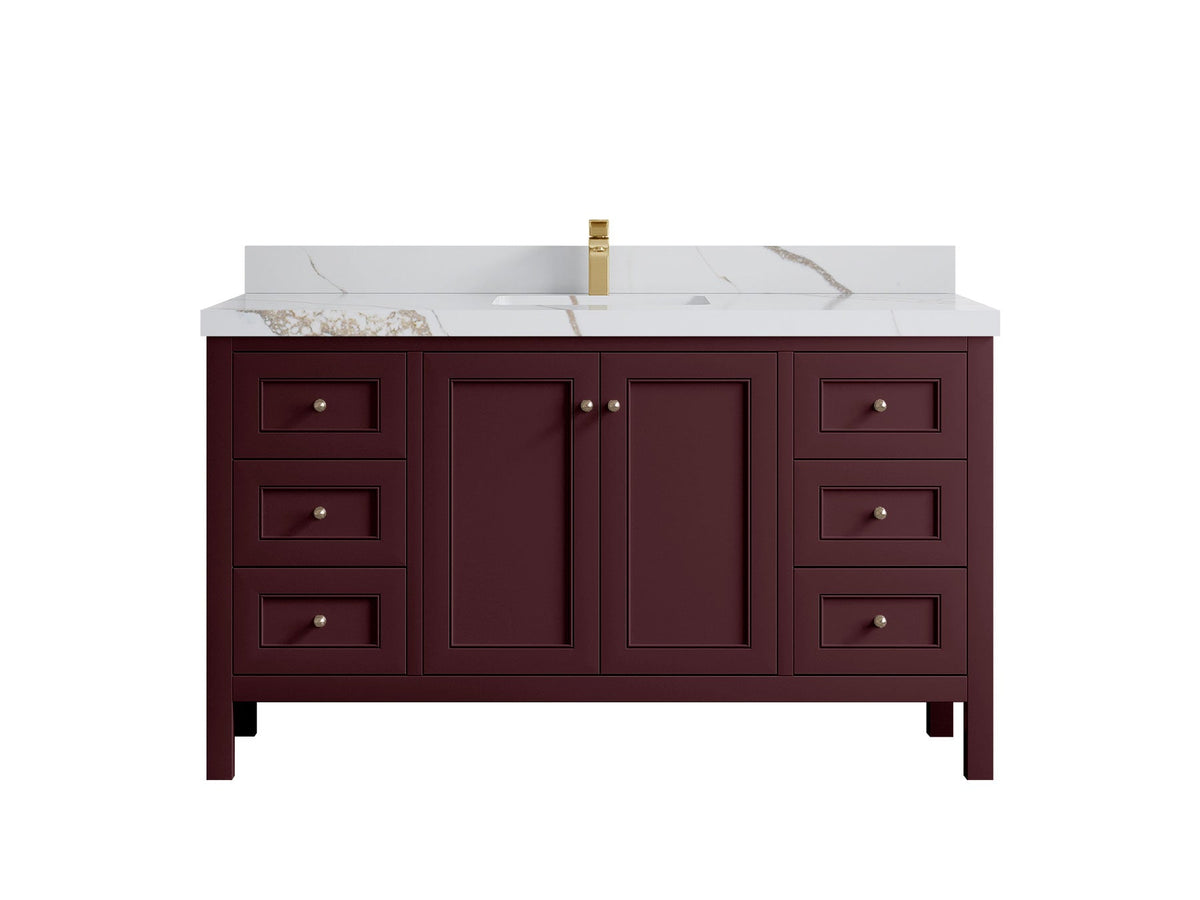 Nashville 60 in. W x 22 in. D Single Sink Bathroom Vanity - Willow Bath and Vanity
