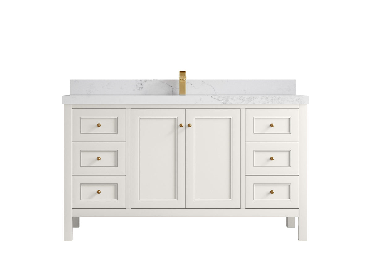 Nashville 60 in. W x 22 in. D Single Sink Bathroom Vanity - Willow Bath and Vanity