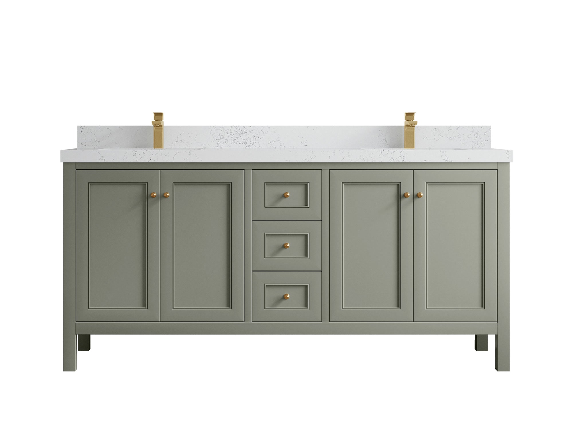Nashville 72 in. W x 22 in. D Double Sink Bathroom Vanity - Willow Bath and Vanity