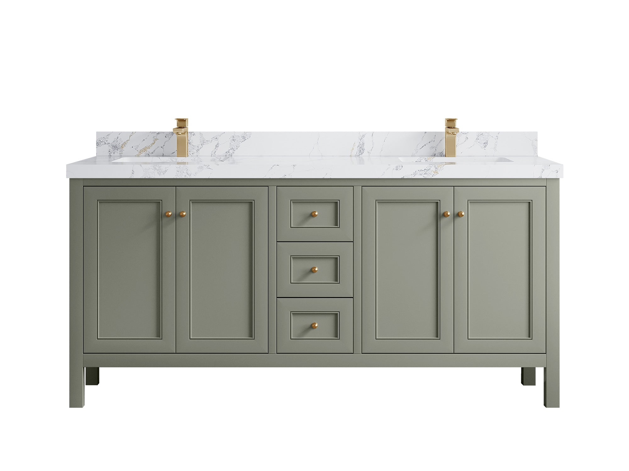 Nashville 72 in. W x 22 in. D Double Sink Bathroom Vanity - Willow Bath and Vanity