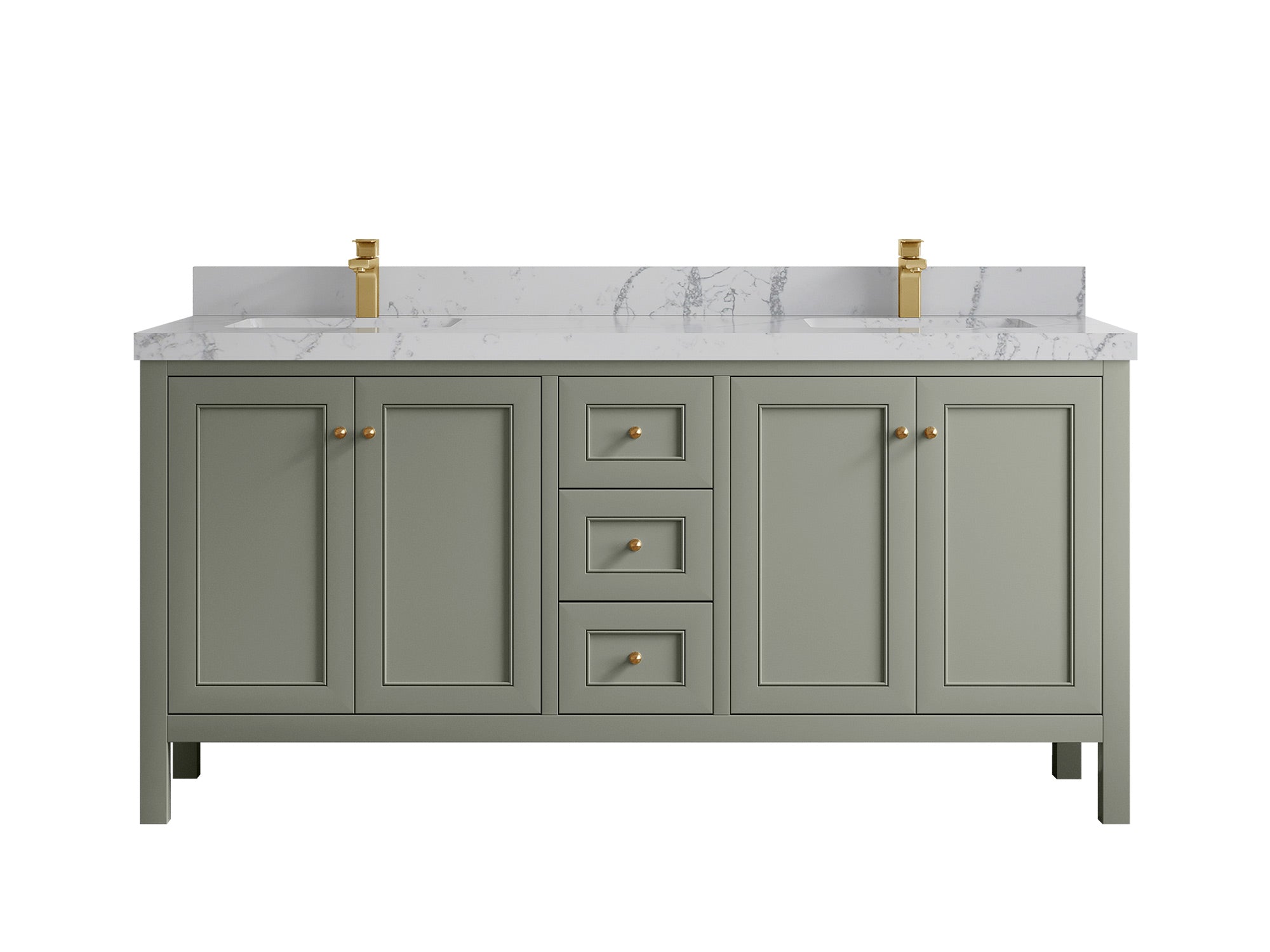 Nashville 72 in. W x 22 in. D Double Sink Bathroom Vanity - Willow Bath and Vanity