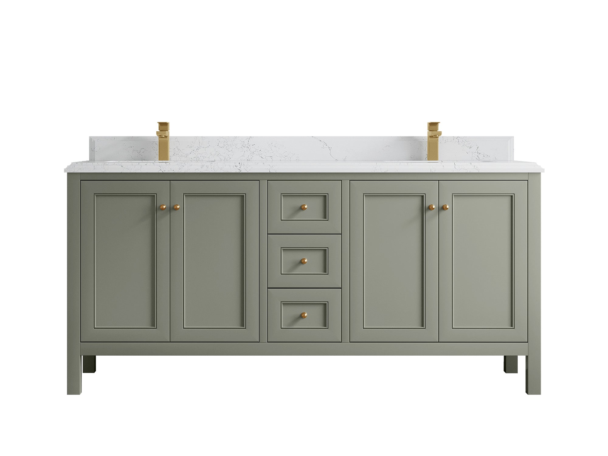 Nashville 72 in. W x 22 in. D Double Sink Bathroom Vanity - Willow Bath and Vanity