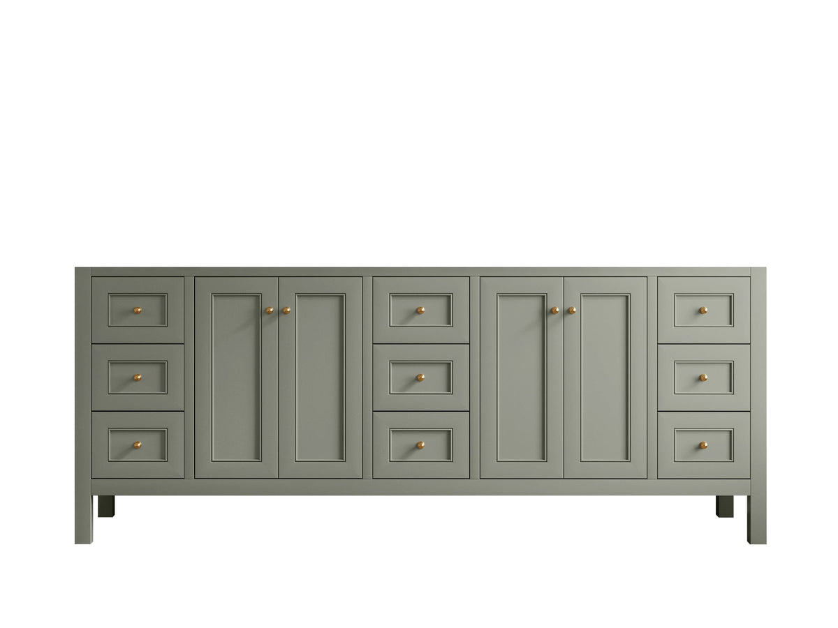 Nashville 84 in W x 22 in D Double Sink Bathroom Vanity - Willow Bath and Vanity