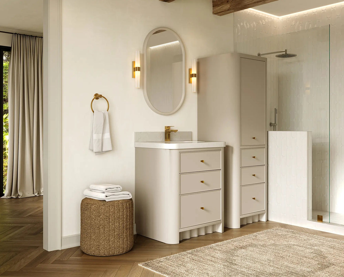 Orlando 30 in. W x 22 in. D Single Sink Bathroom Vanity - Willow Bath and Vanity