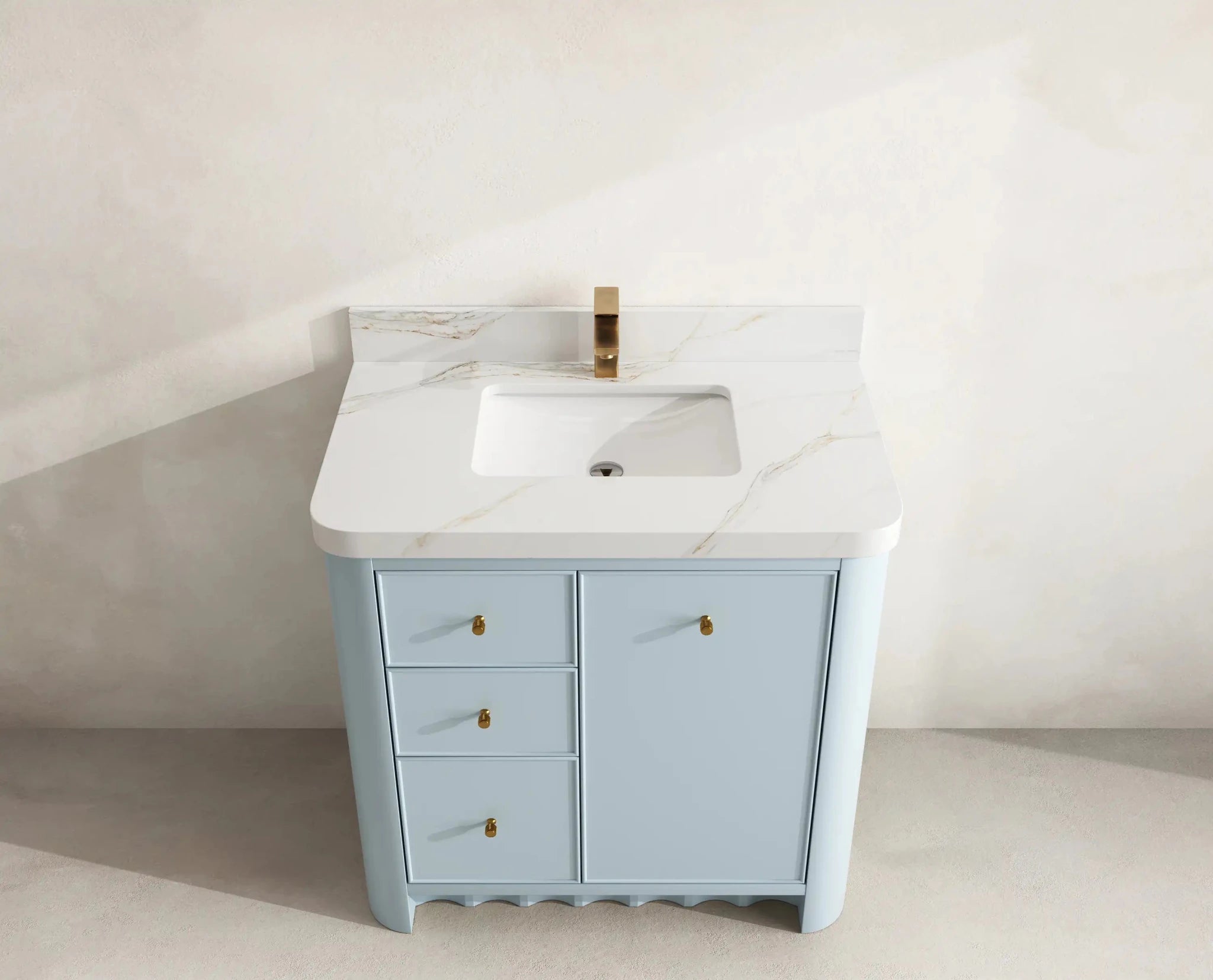 Orlando 36 in. W x 22 in. D Center Sink Bathroom Vanity - Willow Bath and Vanity