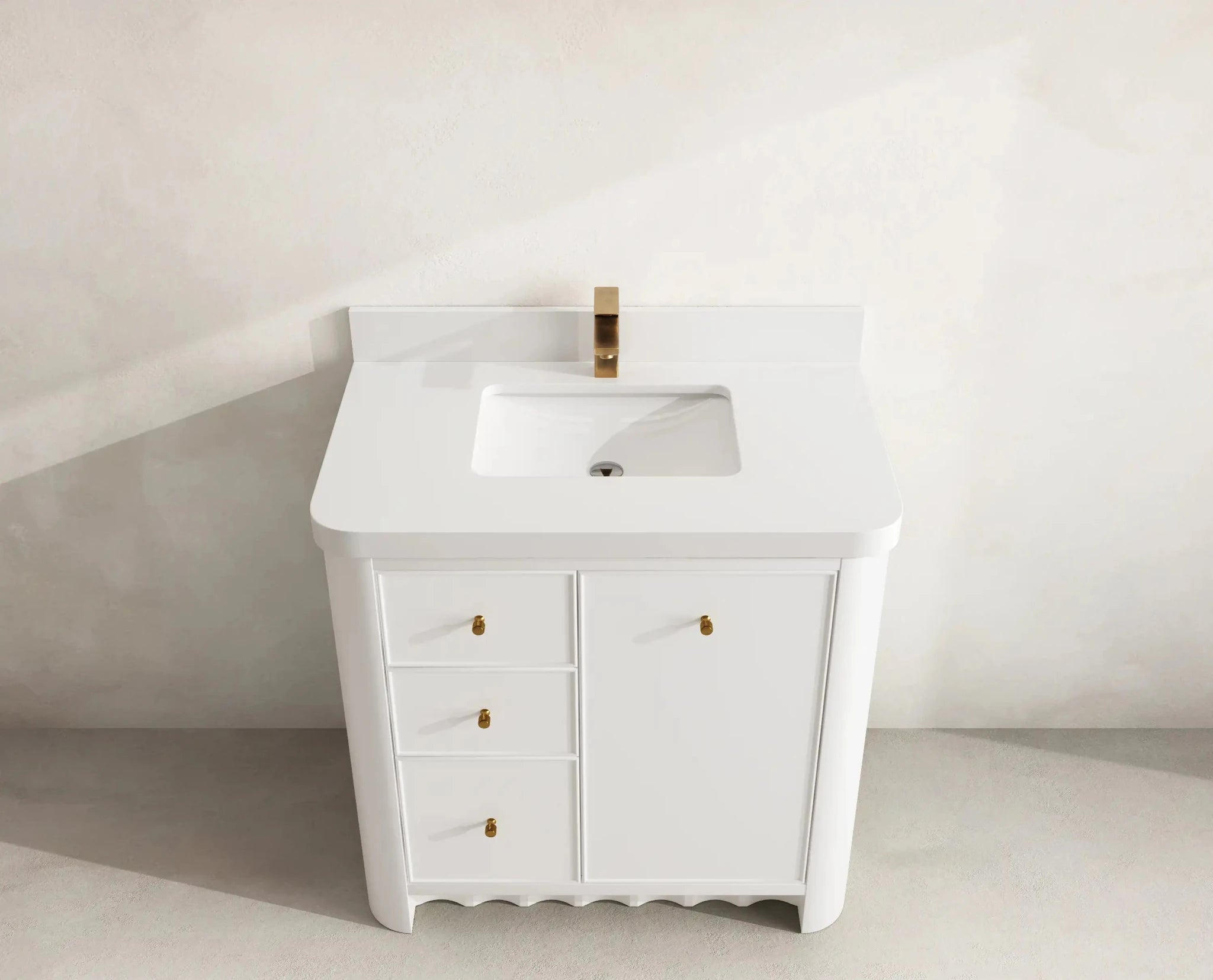 Orlando 36 in. W x 22 in. D Center Sink Bathroom Vanity - Willow Bath and Vanity