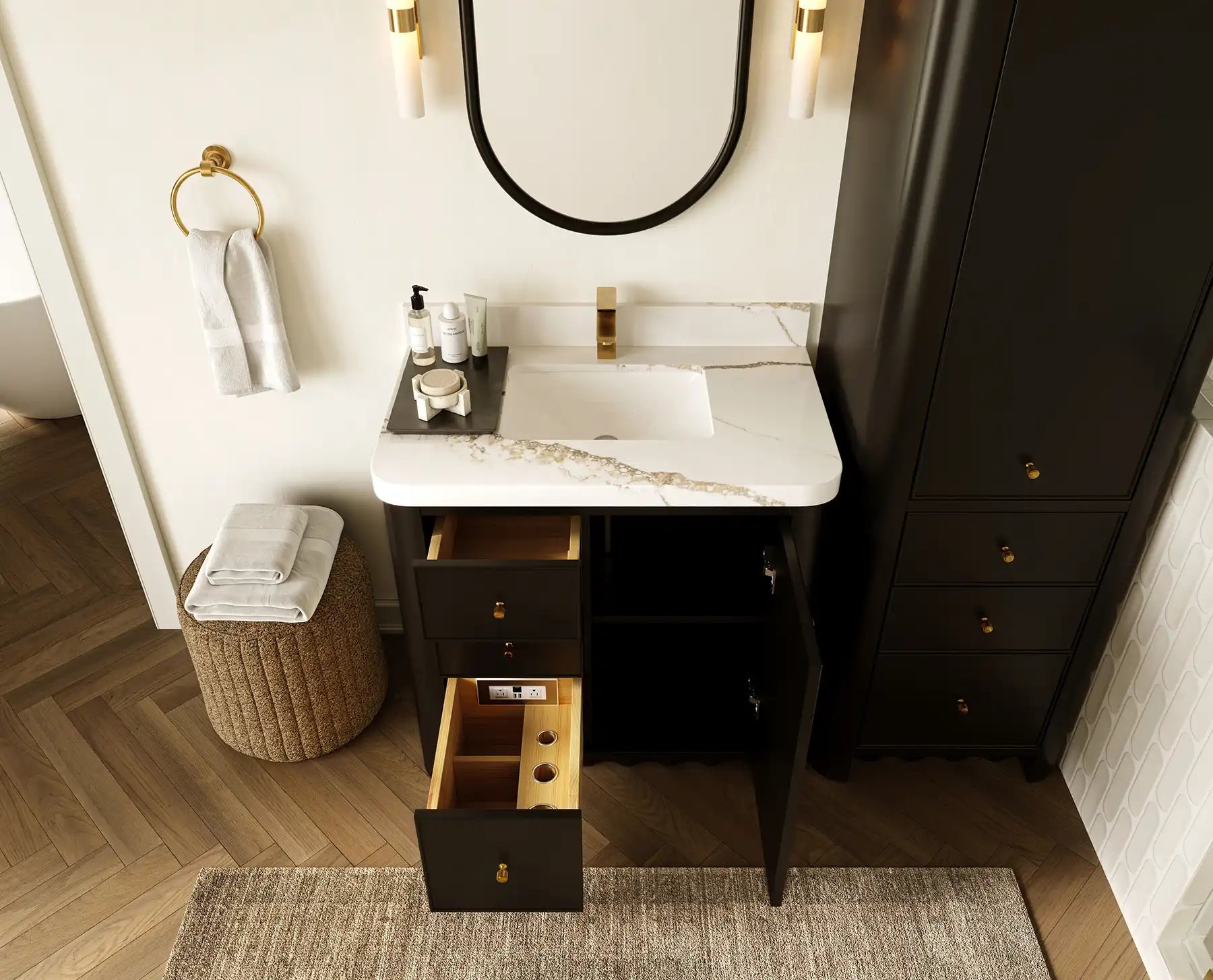 Orlando 36 in. W x 22 in. D Center Sink Bathroom Vanity - Willow Bath and Vanity