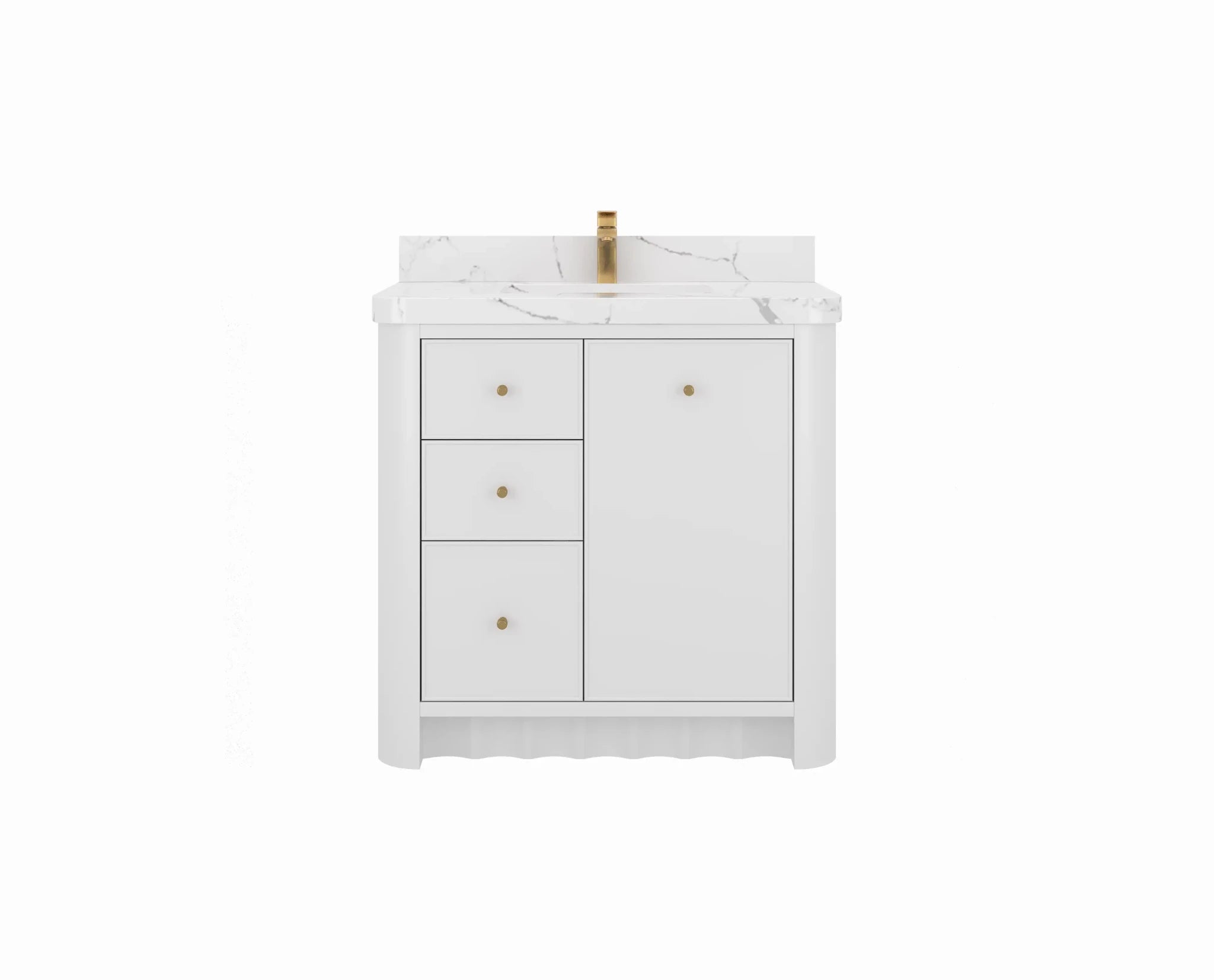 Orlando 36 in. W x 22 in. D Center Sink Bathroom Vanity - Willow Bath and Vanity