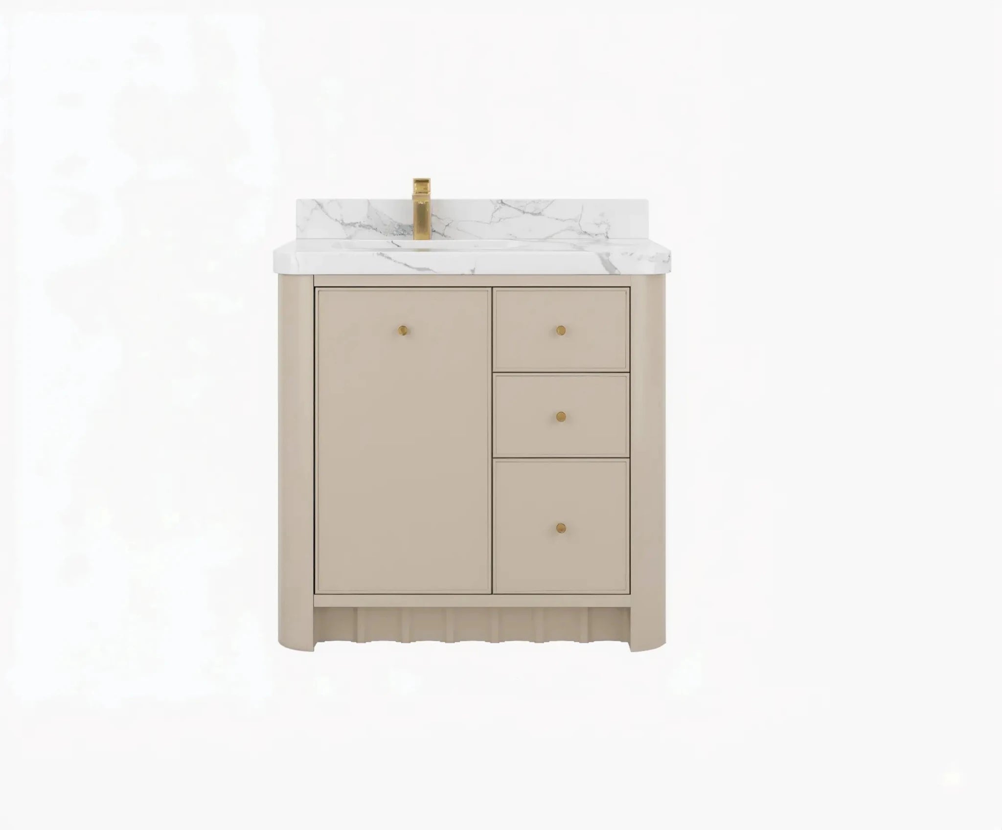 Orlando 36 in. W x 22 in. D Left Offset Sink Bathroom Vanity - Willow Bath and Vanity