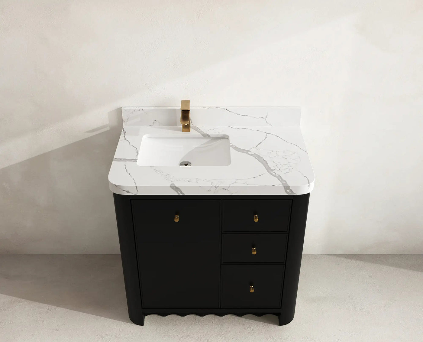 Orlando 36 in. W x 22 in. D Left Offset Sink Bathroom Vanity