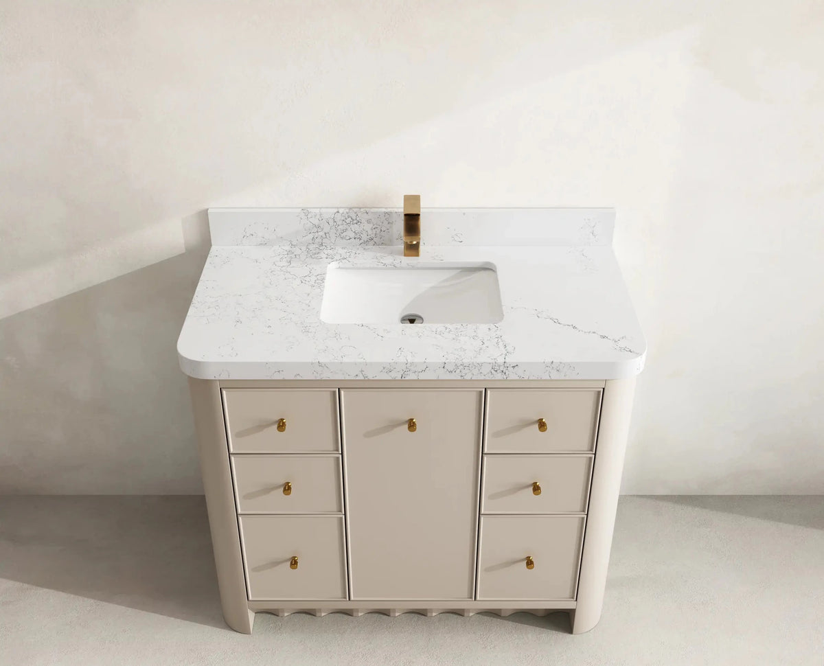 Orlando 42 in. W x 22 in. D Single Sink Bathroom Vanity - Willow Bath and Vanity