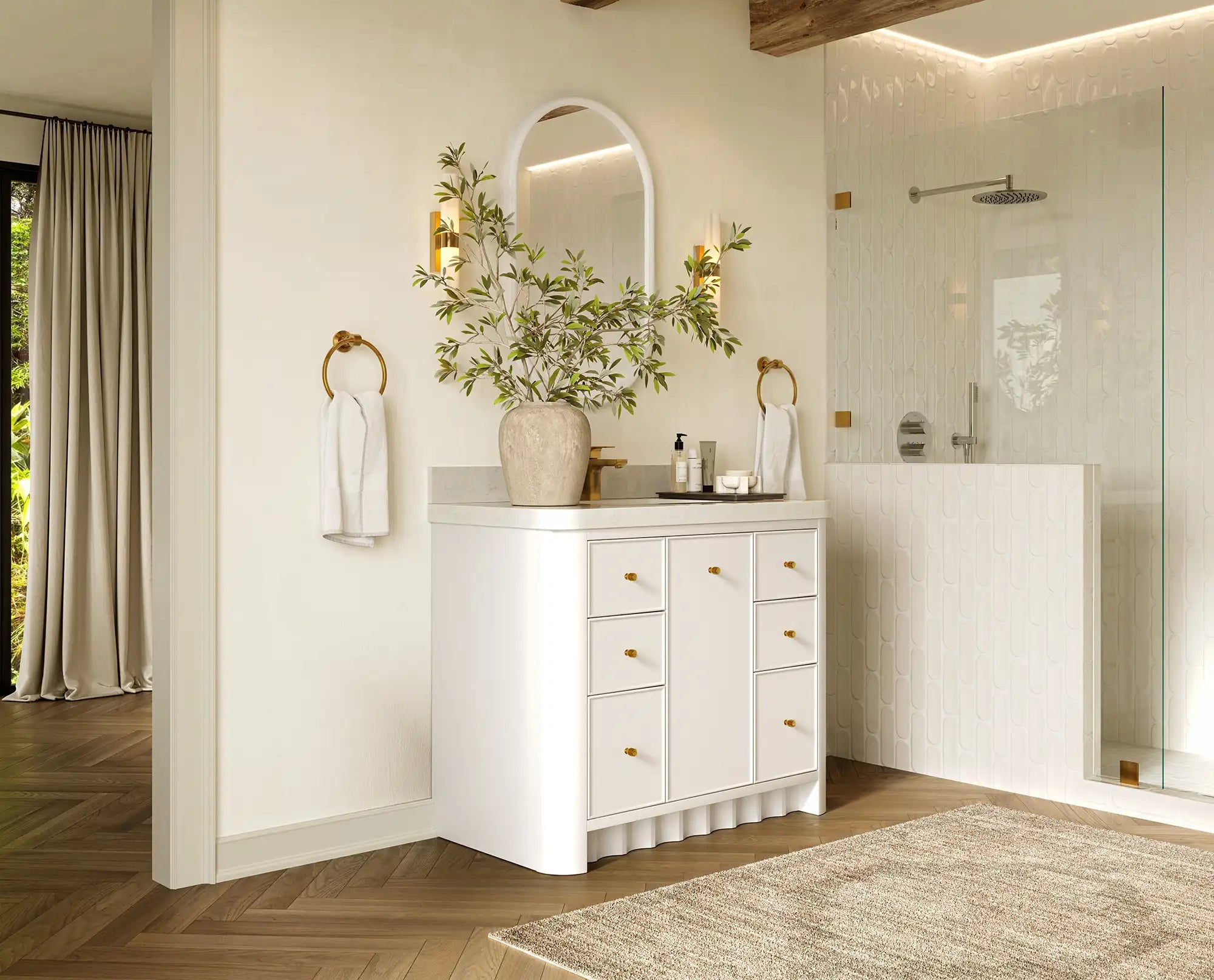Orlando 42 in. W x 22 in. D Single Sink Bathroom Vanity - Willow Bath and Vanity