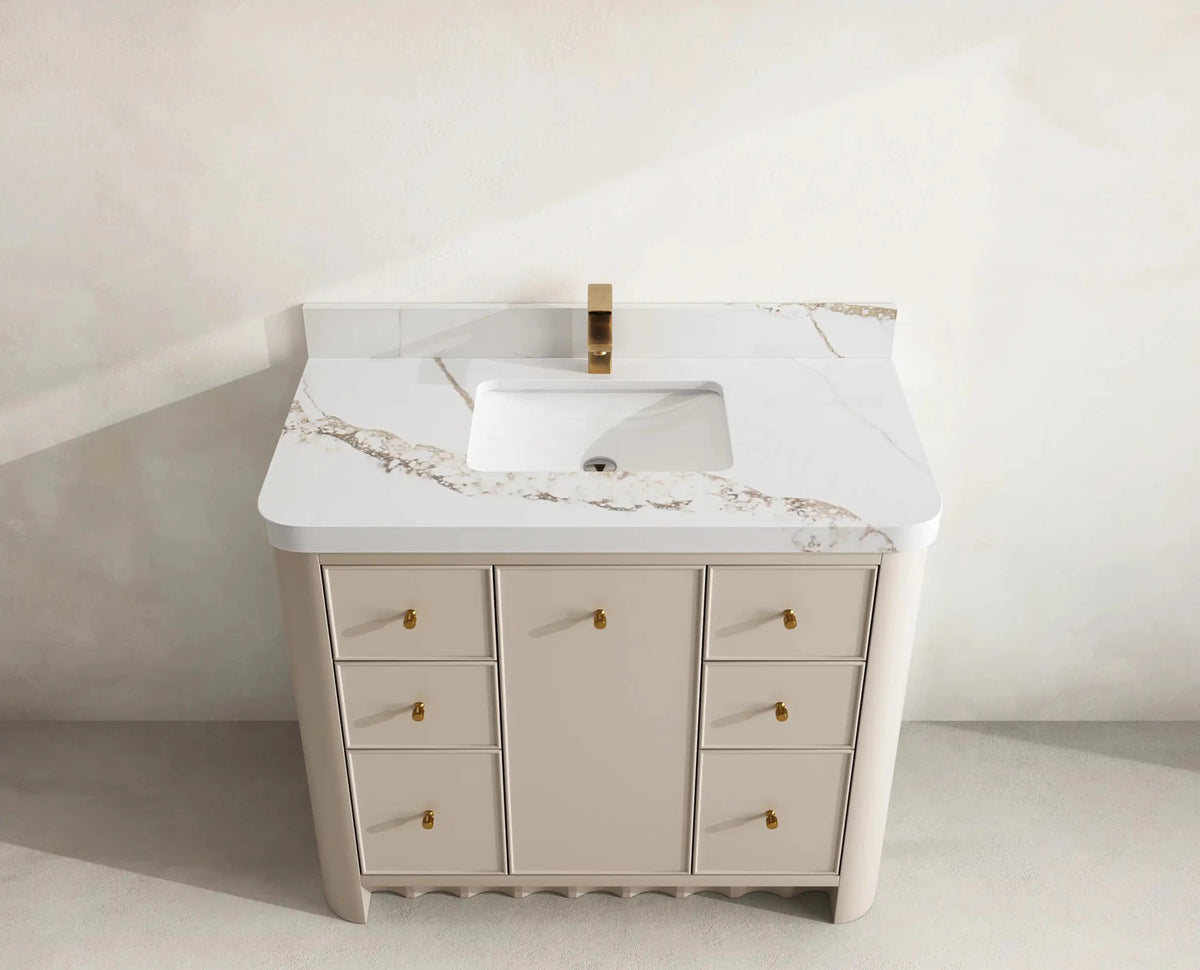 Orlando 42 in. W x 22 in. D Single Sink Bathroom Vanity - Willow Bath and Vanity