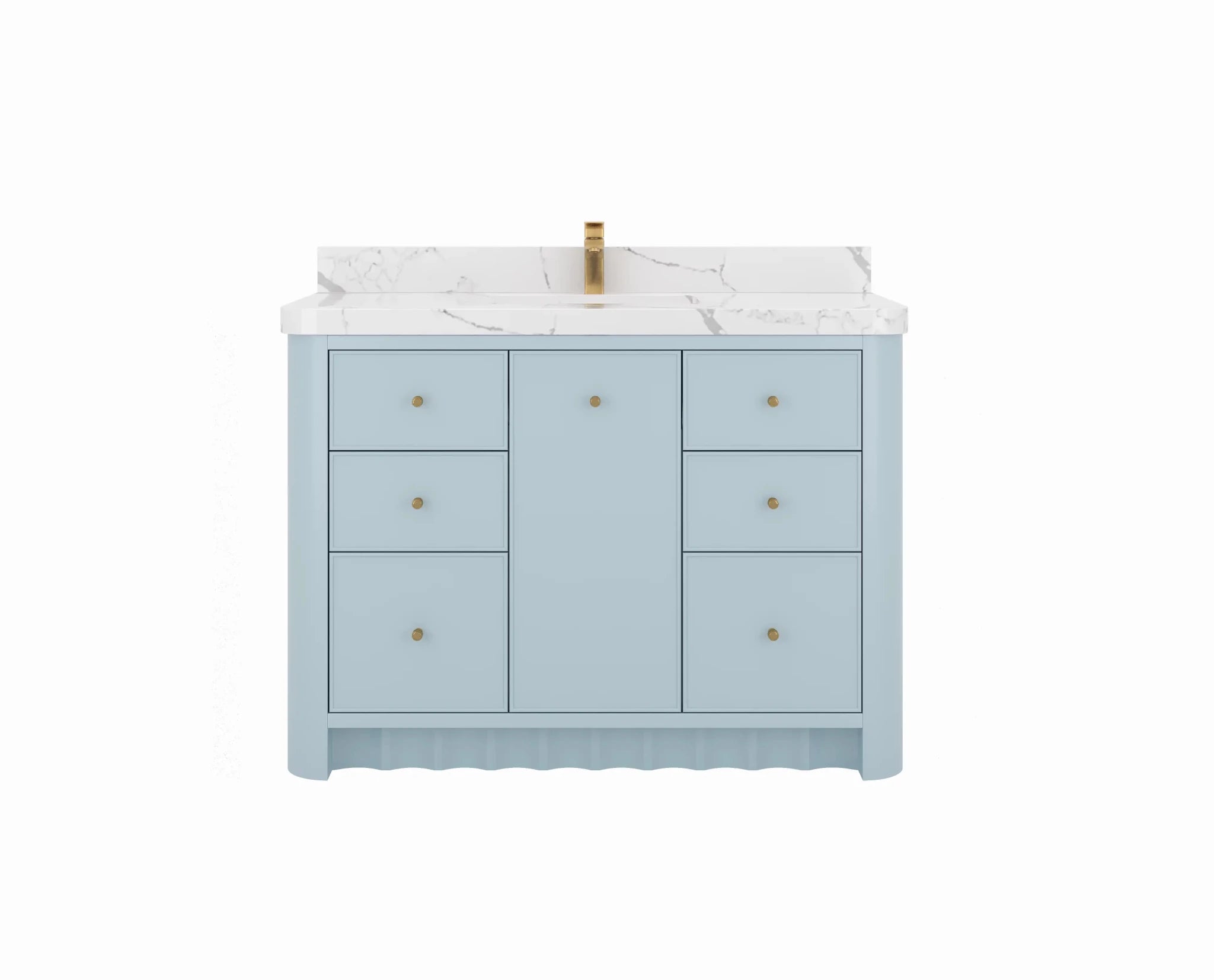 Orlando 48 in. W x 22 in. D Single Sink Bathroom Vanity - Willow Bath and Vanity