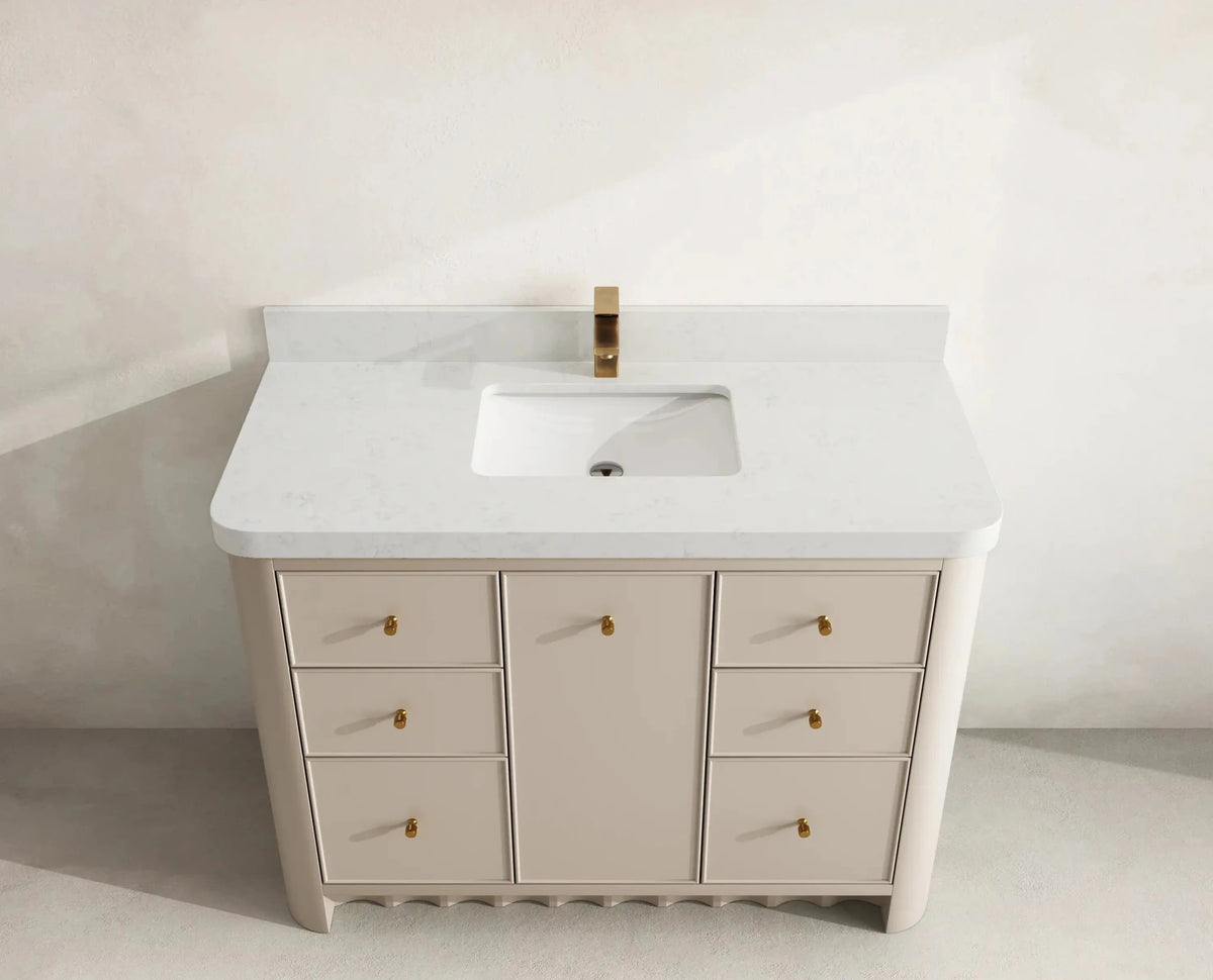 Orlando 48 in. W x 22 in. D Single Sink Bathroom Vanity - Willow Bath and Vanity