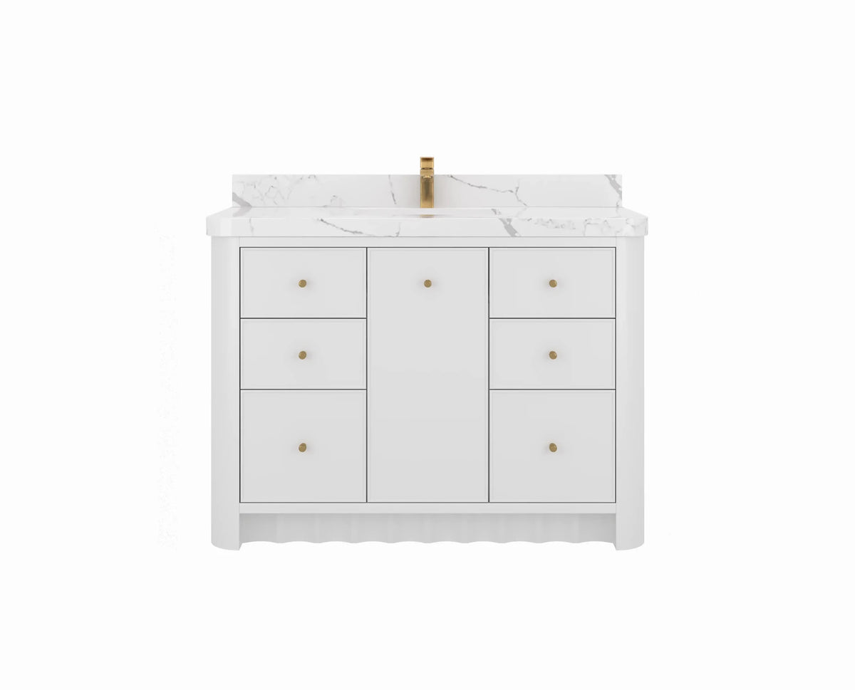 Orlando 48 in. W x 22 in. D Single Sink Bathroom Vanity - Willow Bath and Vanity
