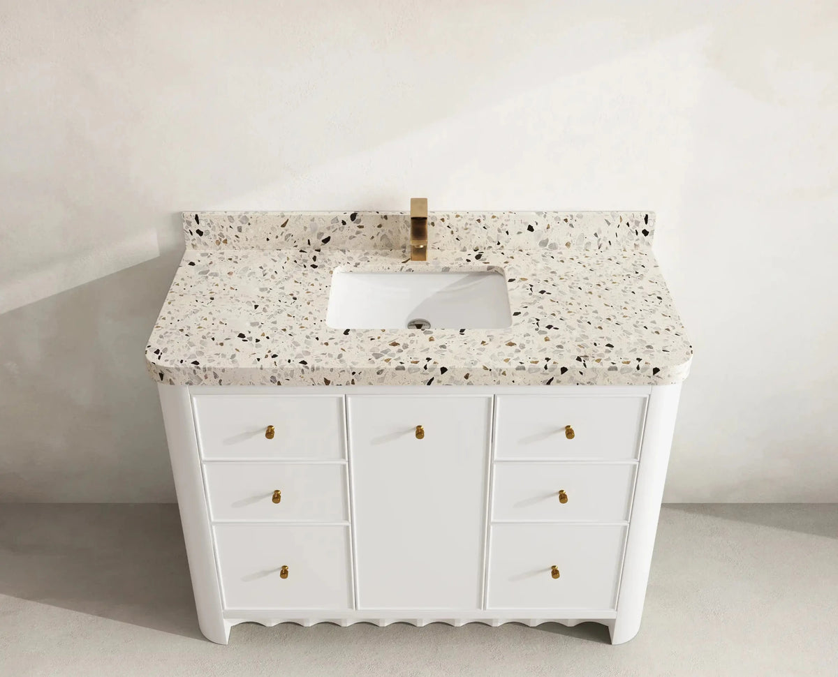 Orlando 48 in. W x 22 in. D Single Sink Bathroom Vanity - Willow Bath and Vanity