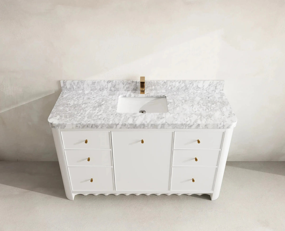 Orlando 60 in. W x 22 in. D Single Sink Bathroom Vanity - Willow Bath and Vanity