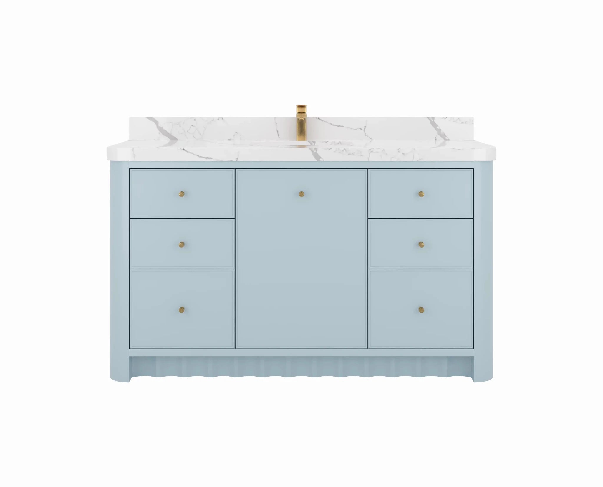 Orlando 60 in. W x 22 in. D Single Sink Bathroom Vanity - Willow Bath and Vanity