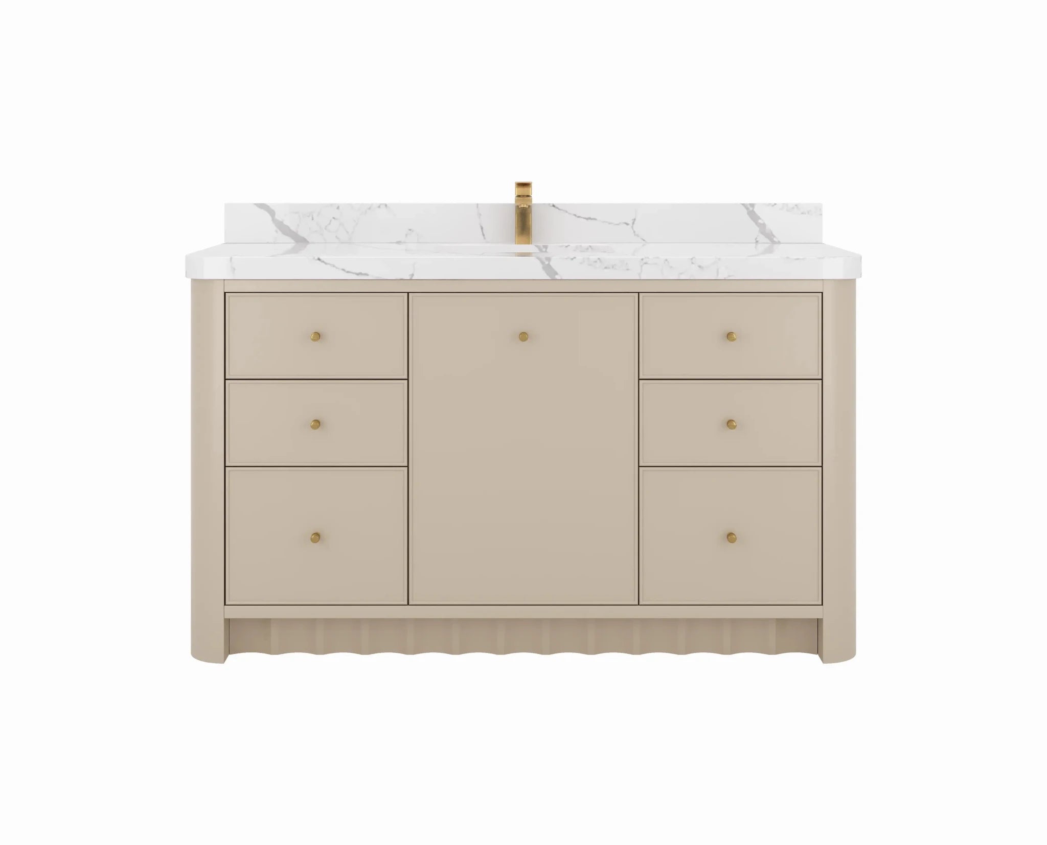 Orlando 60 in. W x 22 in. D Single Sink Bathroom Vanity - Willow Bath and Vanity