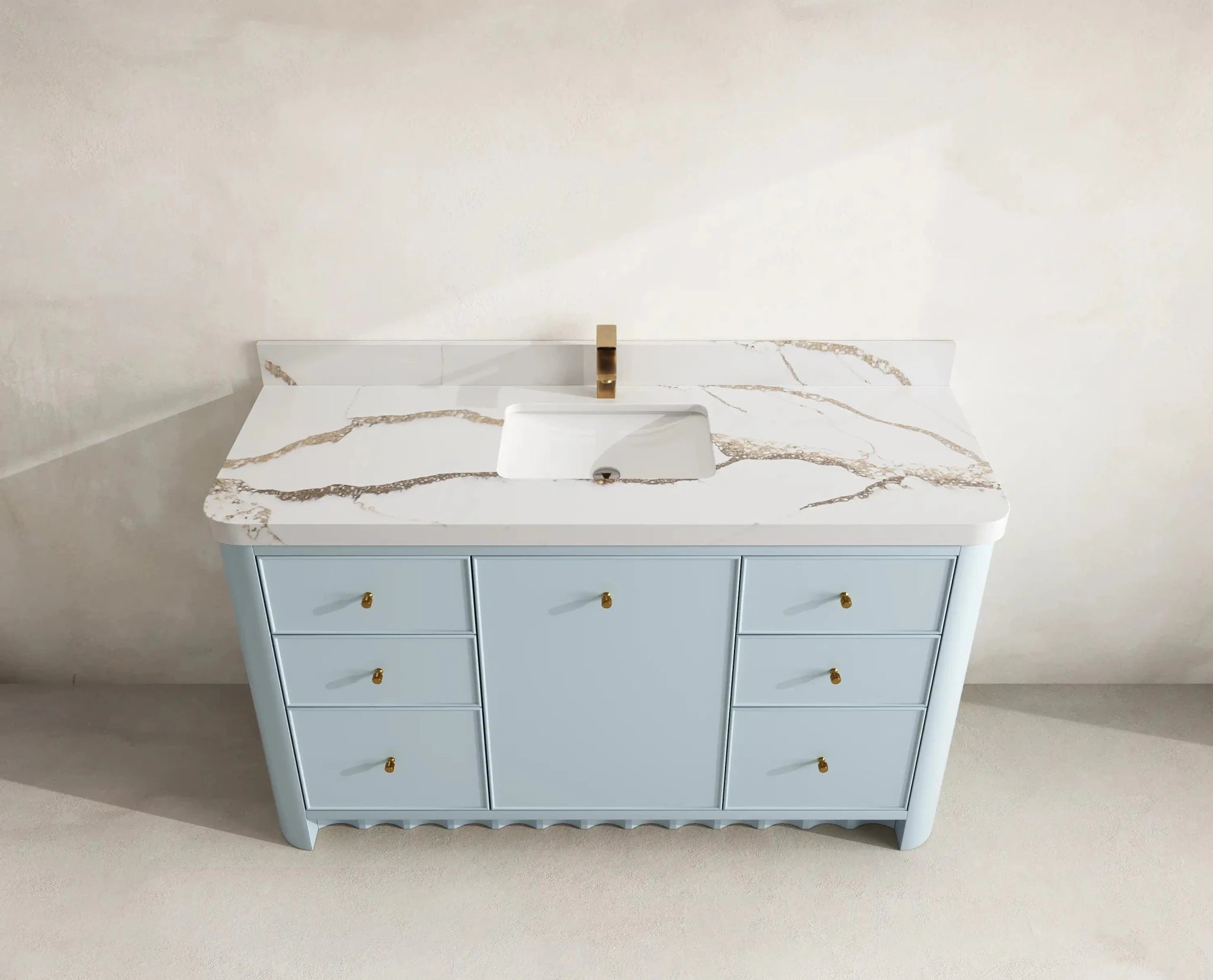 Orlando 60 in. W x 22 in. D Single Sink Bathroom Vanity - Willow Bath and Vanity