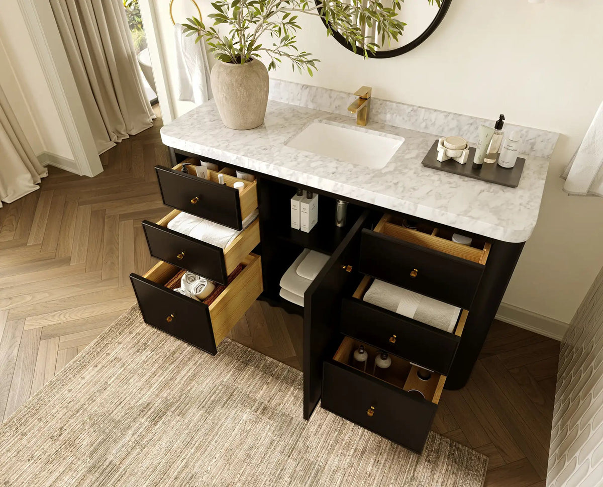 Orlando 60 in. W x 22 in. D Single Sink Bathroom Vanity - Willow Bath and Vanity
