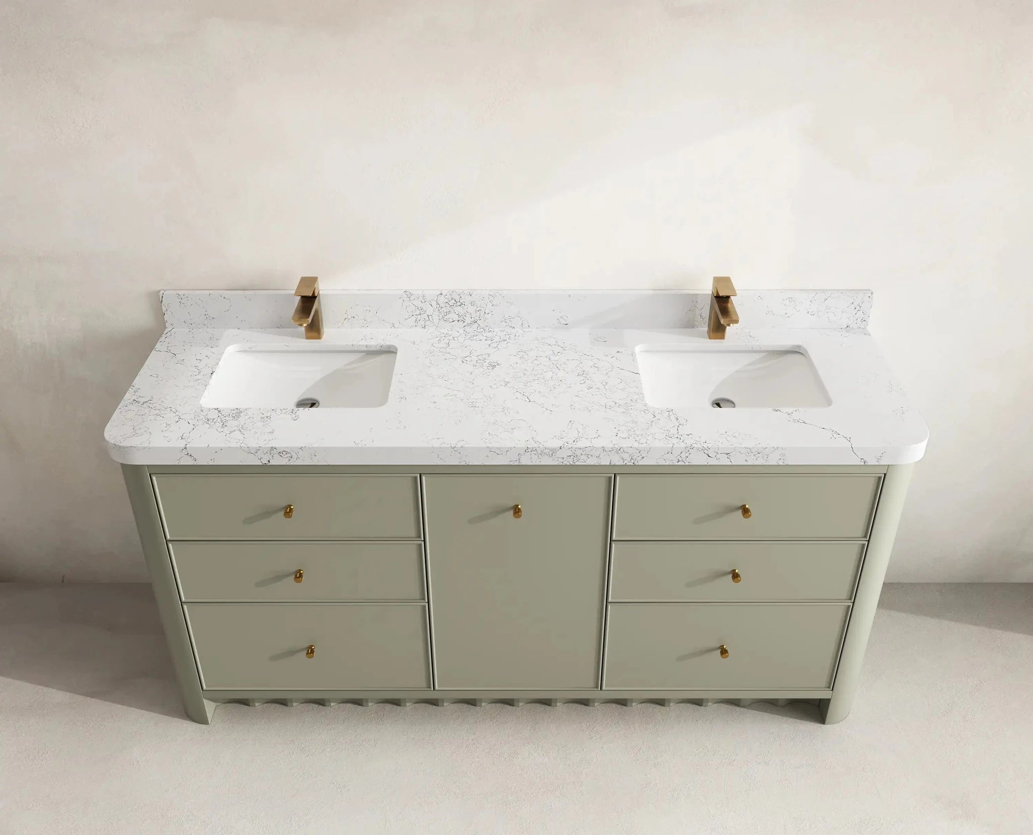 Orlando 72 in. W x 22 in. D Double Sink Bathroom Vanity - Willow Bath and Vanity
