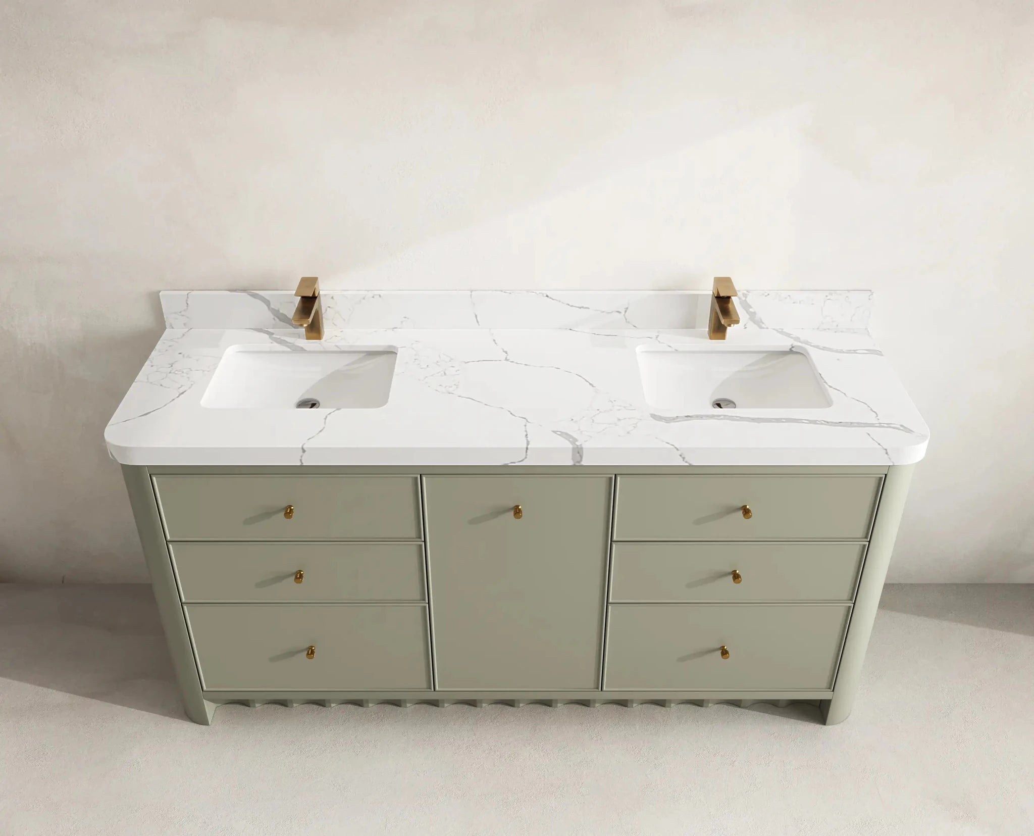 Orlando 72 in. W x 22 in. D Double Sink Bathroom Vanity - Willow Bath and Vanity