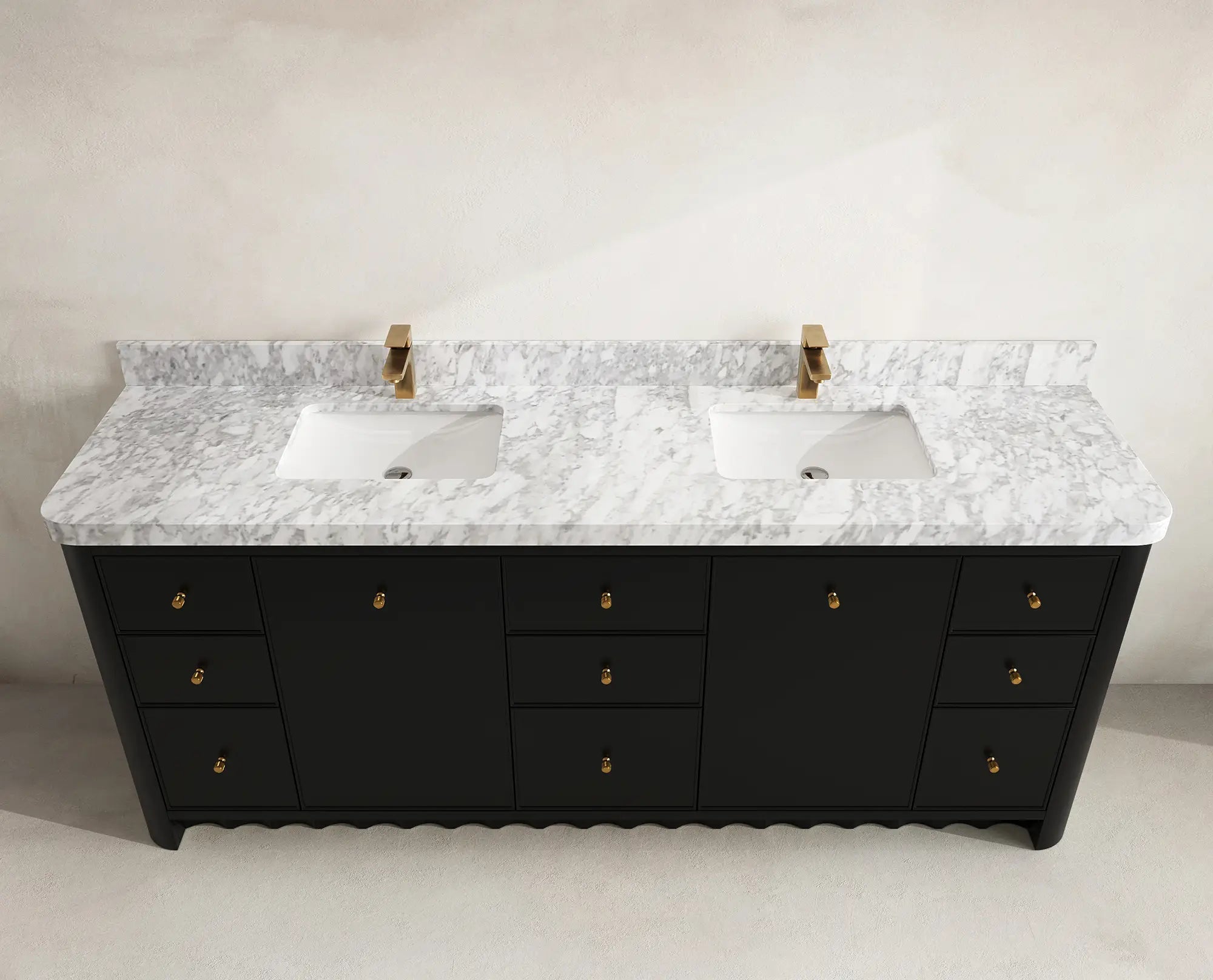 Orlando 84 in. W x 22 in. D Double Sink Bathroom Vanity - Willow Bath and Vanity