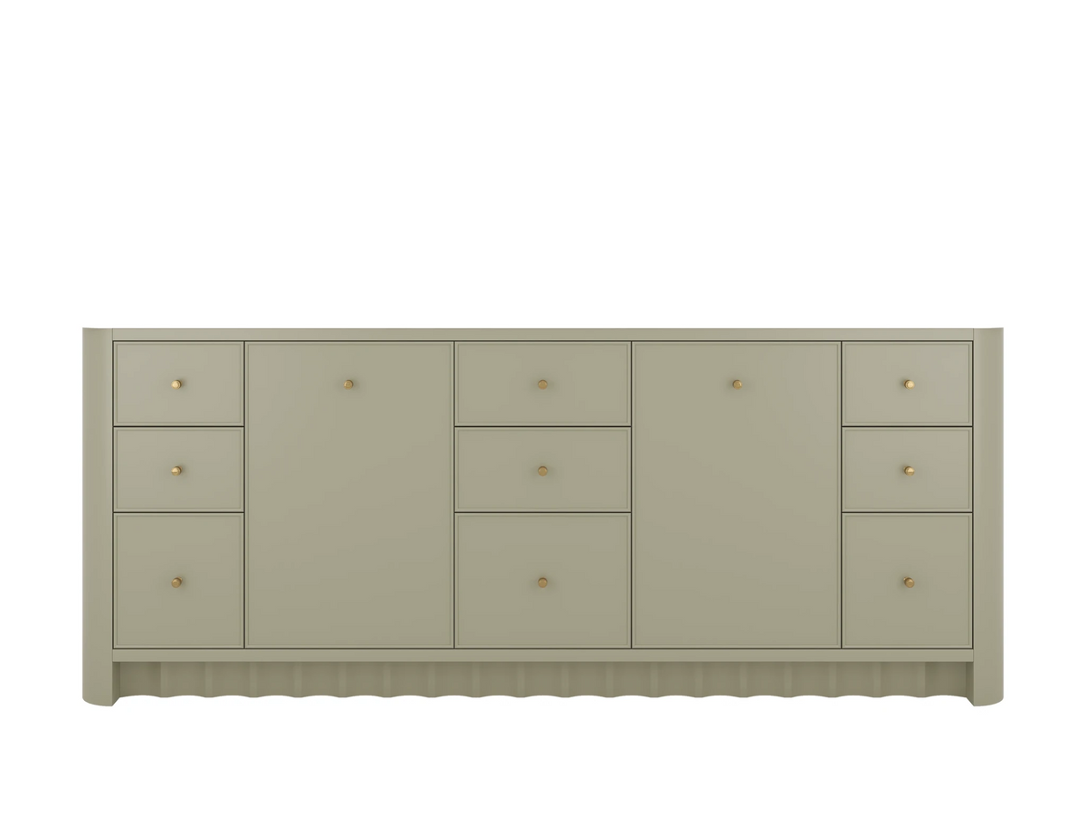 Orlando 84 in. W x 22 in. D Double Sink Bathroom Vanity - Willow Bath and Vanity