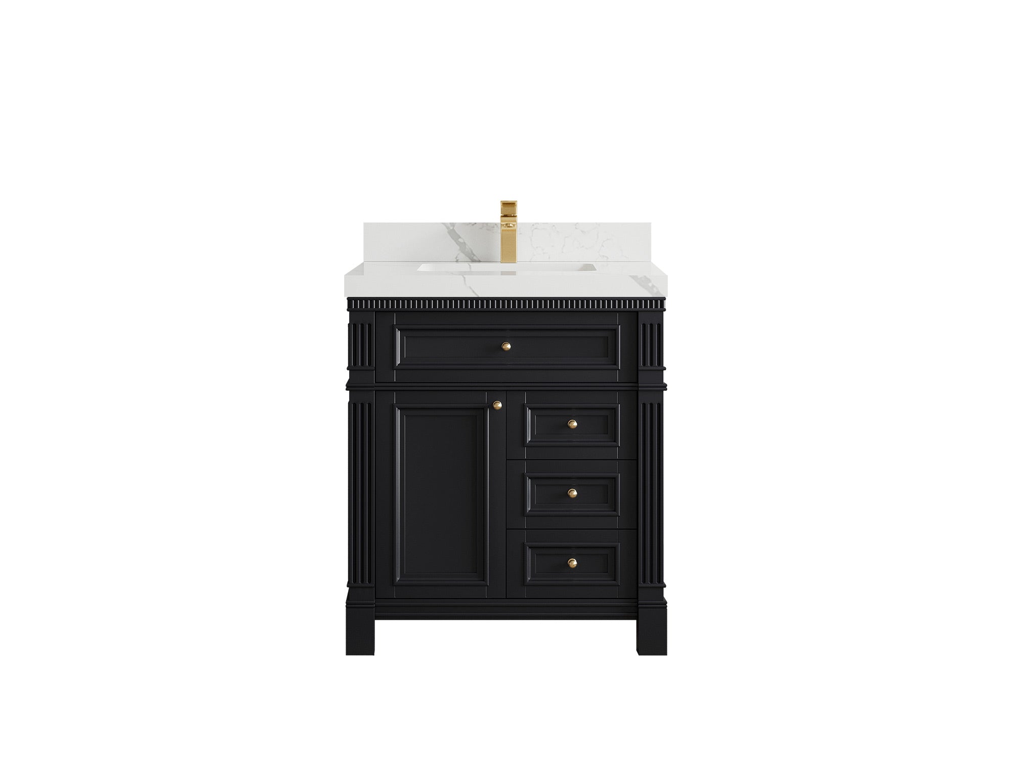 Paris 30 in. W x 22 in. D Single Sink Bathroom Vanity - Willow Bath and Vanity