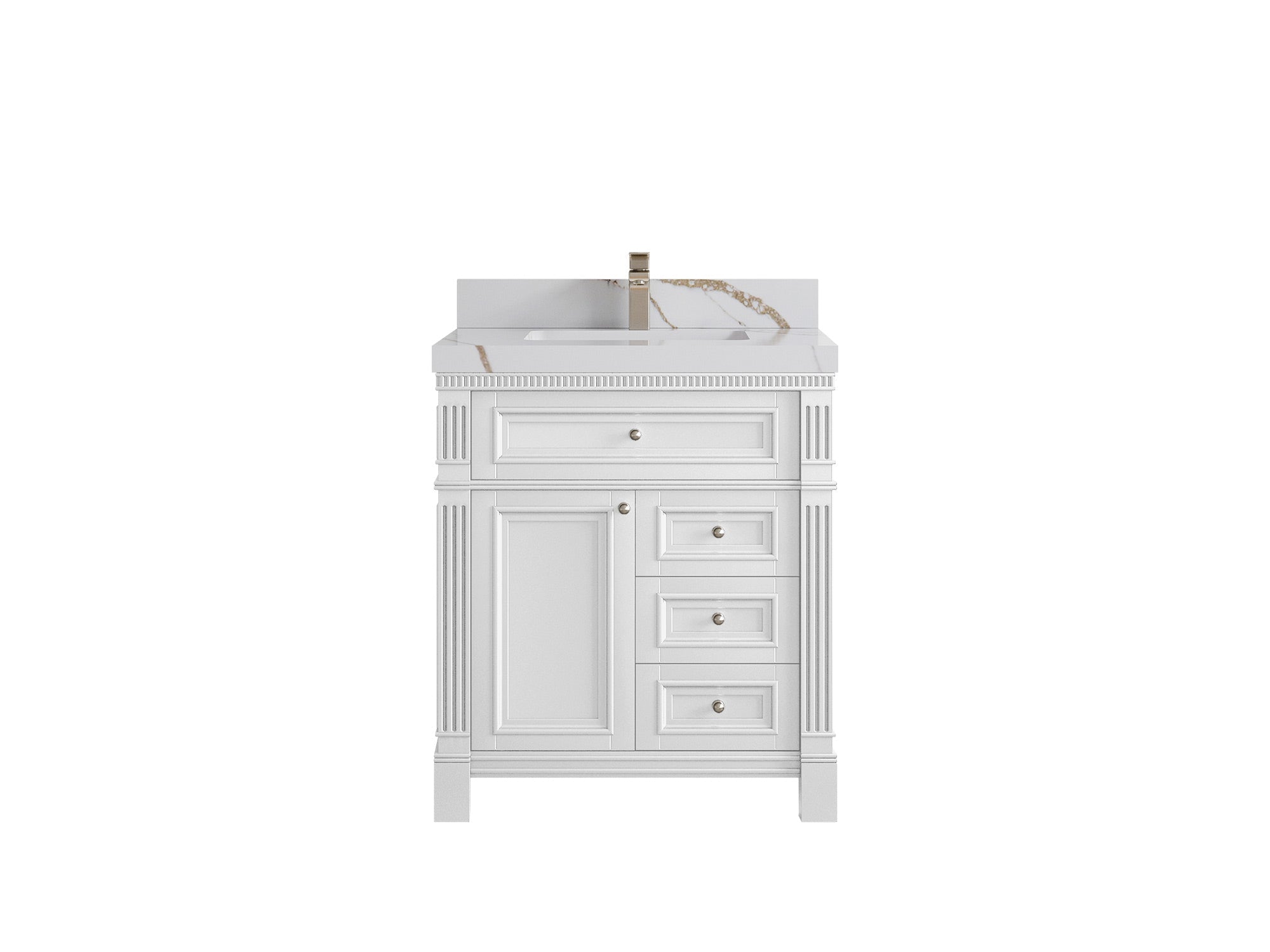 Paris 30 in. W x 22 in. D Single Sink Bathroom Vanity - Willow Bath and Vanity